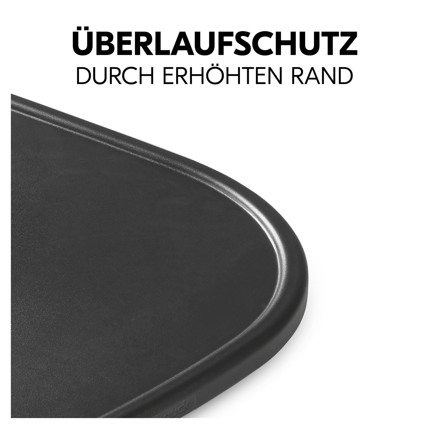 Hauck Hochstuhltablett »Alpha Click Tray, Black« aus recyceltem Material