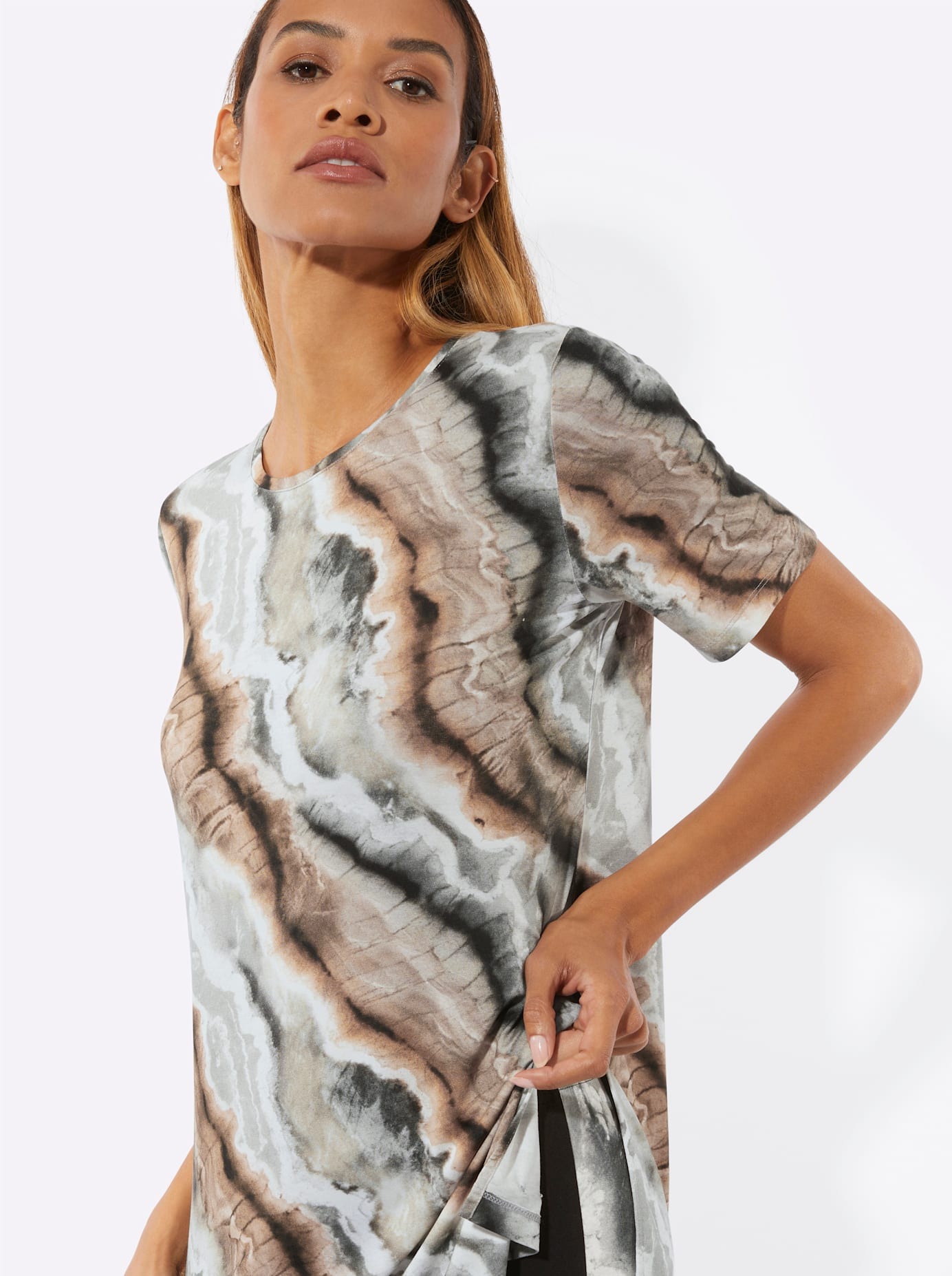 feel good Rundhalsshirt »Longshirt«, 1 tlg.
