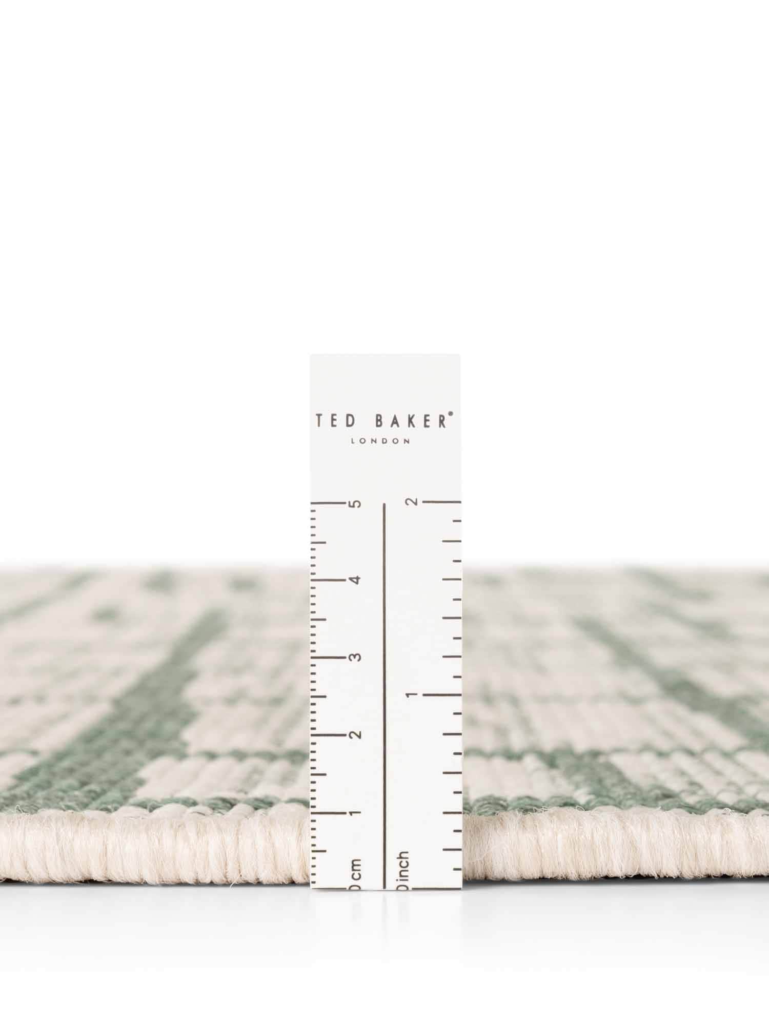 Ted Baker Teppich »Crouch , Wendeteppich« rund 8 mm Höhe Designteppich, Wetterfest, Pflegeleicht, Modern, Wohnzimmer, Terrasse