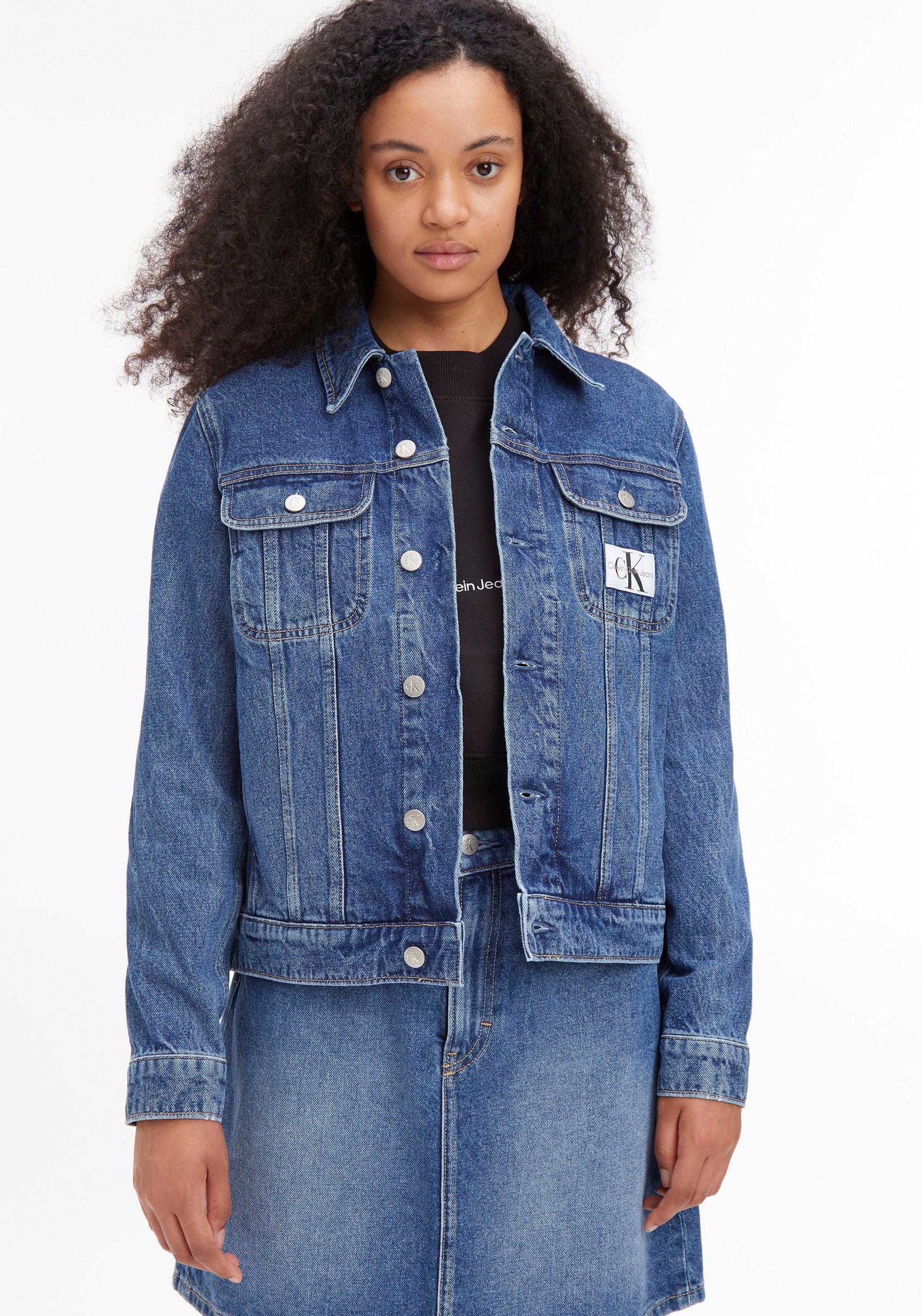 Calvin Klein Jeans Jeansjacke, mit geknöpften Brusttaschen kaufen