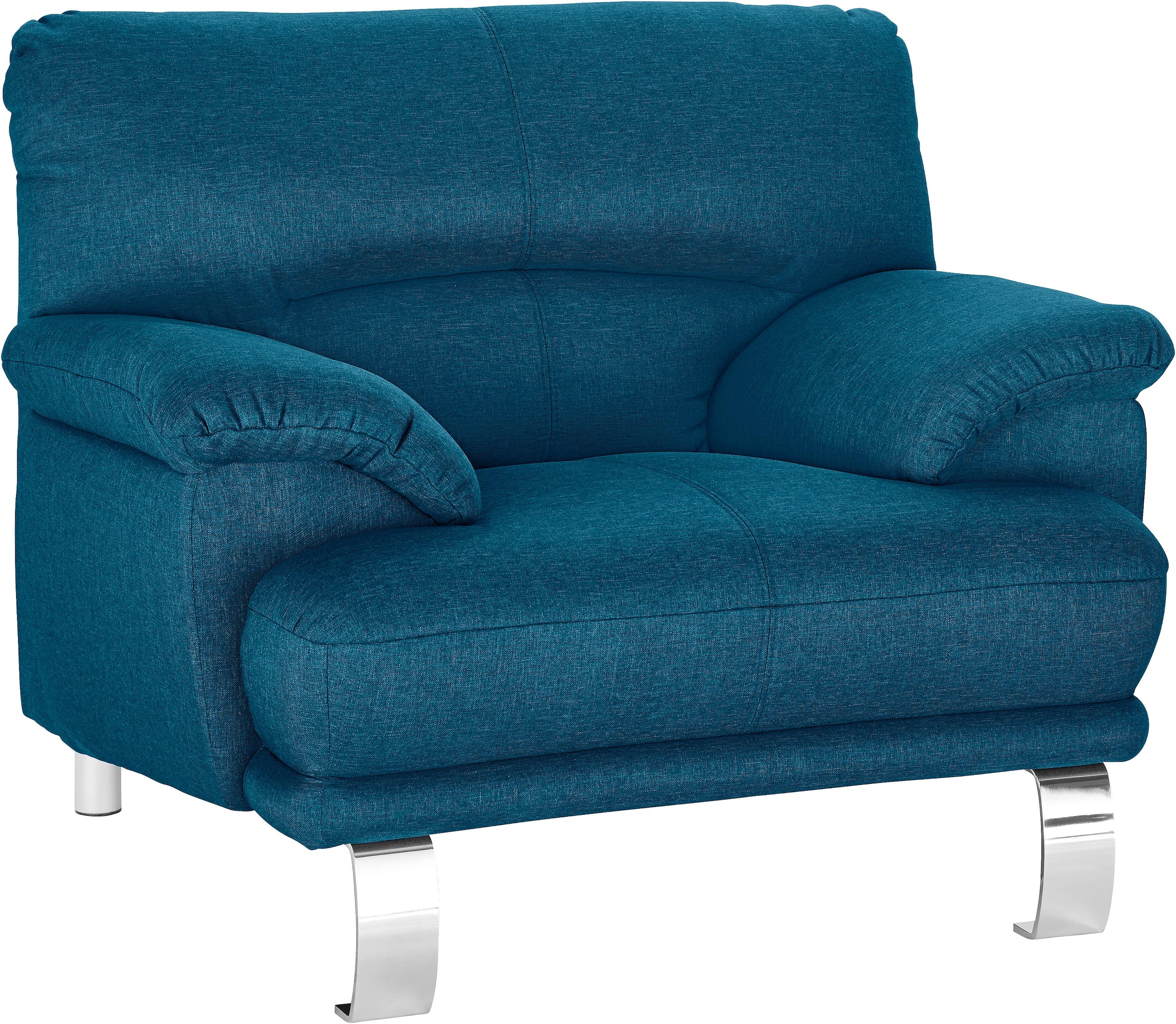 TRENDMANUFAKTUR Sessel »Cecilia II, Loungesessel in italienischem Design«, breite und...