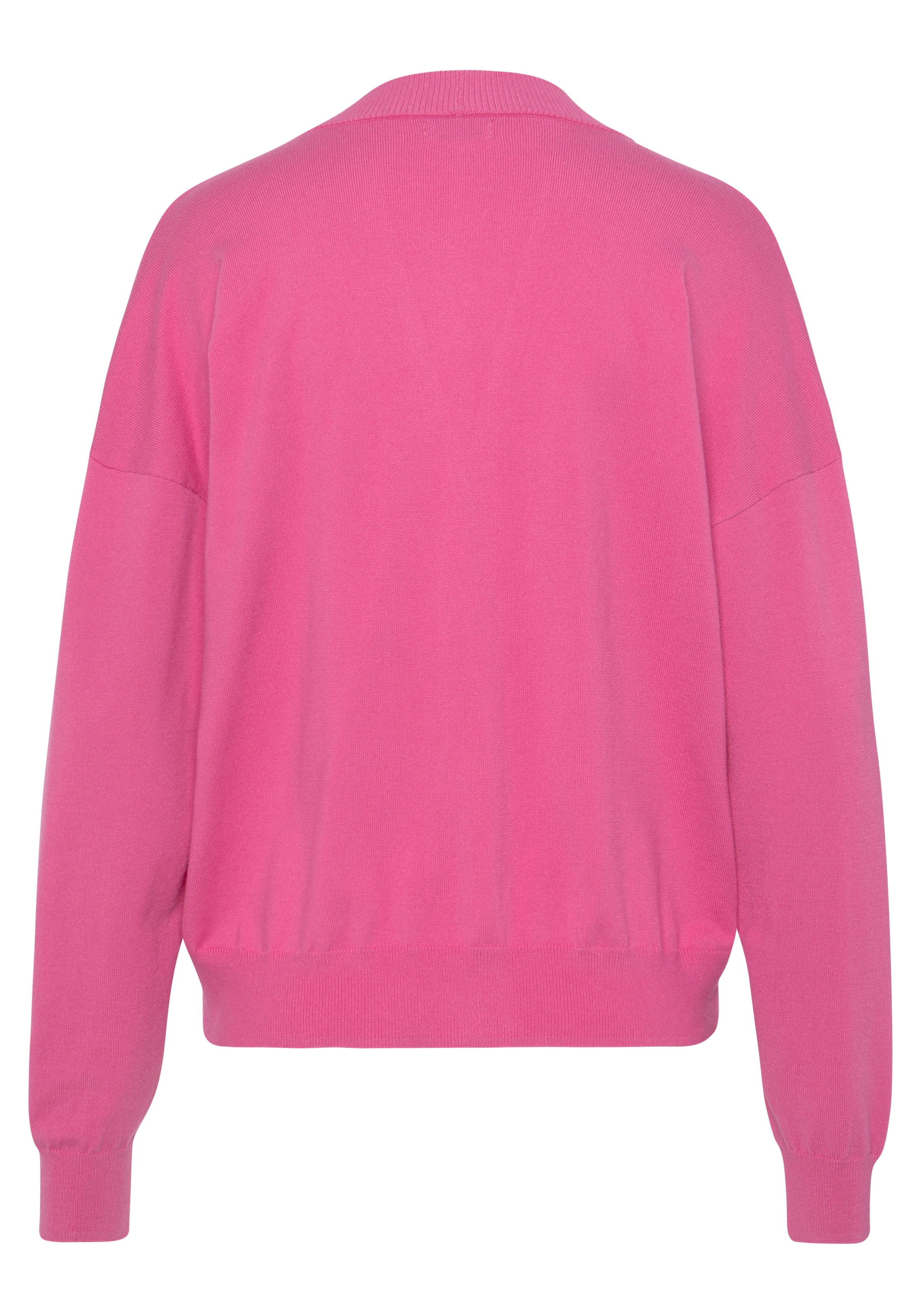 LASCANA Strickjacke, in kurzer Form, Loungewear