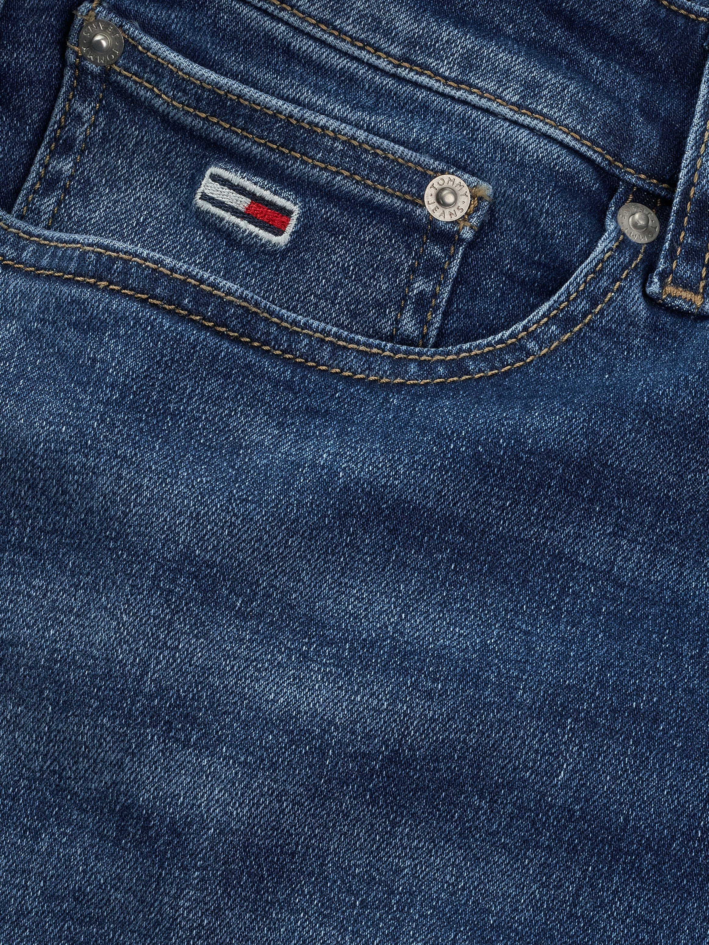 Tommy Jeans Slim-fit-Jeans »Austin Slim Tapered«, Mit Gürtelschlaufen