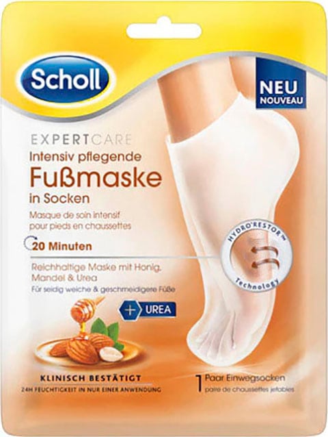 Scholl Fußmaske »ExpertCare«, mit Honig und Mandel in Socken intensic  pflegend online kaufen | UNIVERSAL