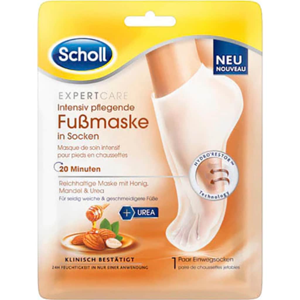 Scholl Fußmaske »ExpertCare« mit Honig und Mandel in Socken intensic pflegend