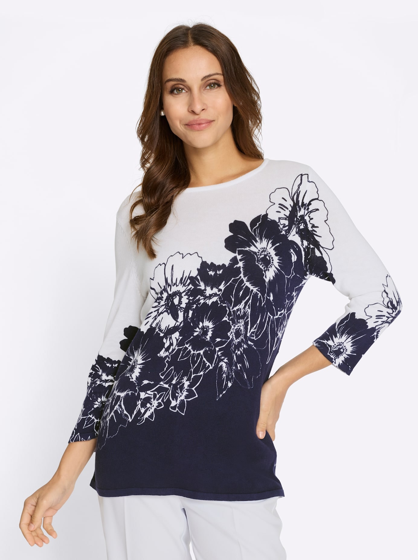 Lady Strickpullover »3/4-Arm-Pullover«