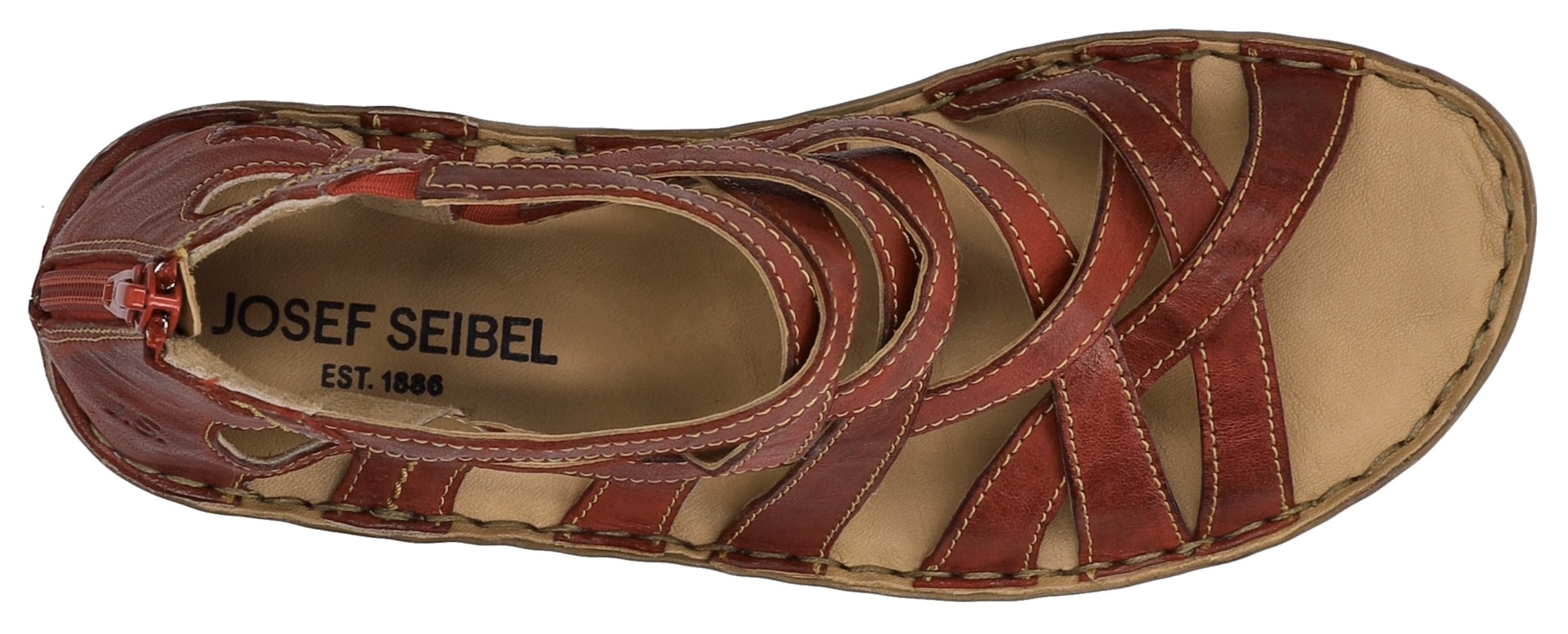 Josef Seibel Sandale »Ivy 06«  , Römdersandale, Sandalette, Riemchensandale mit Reißverschluss