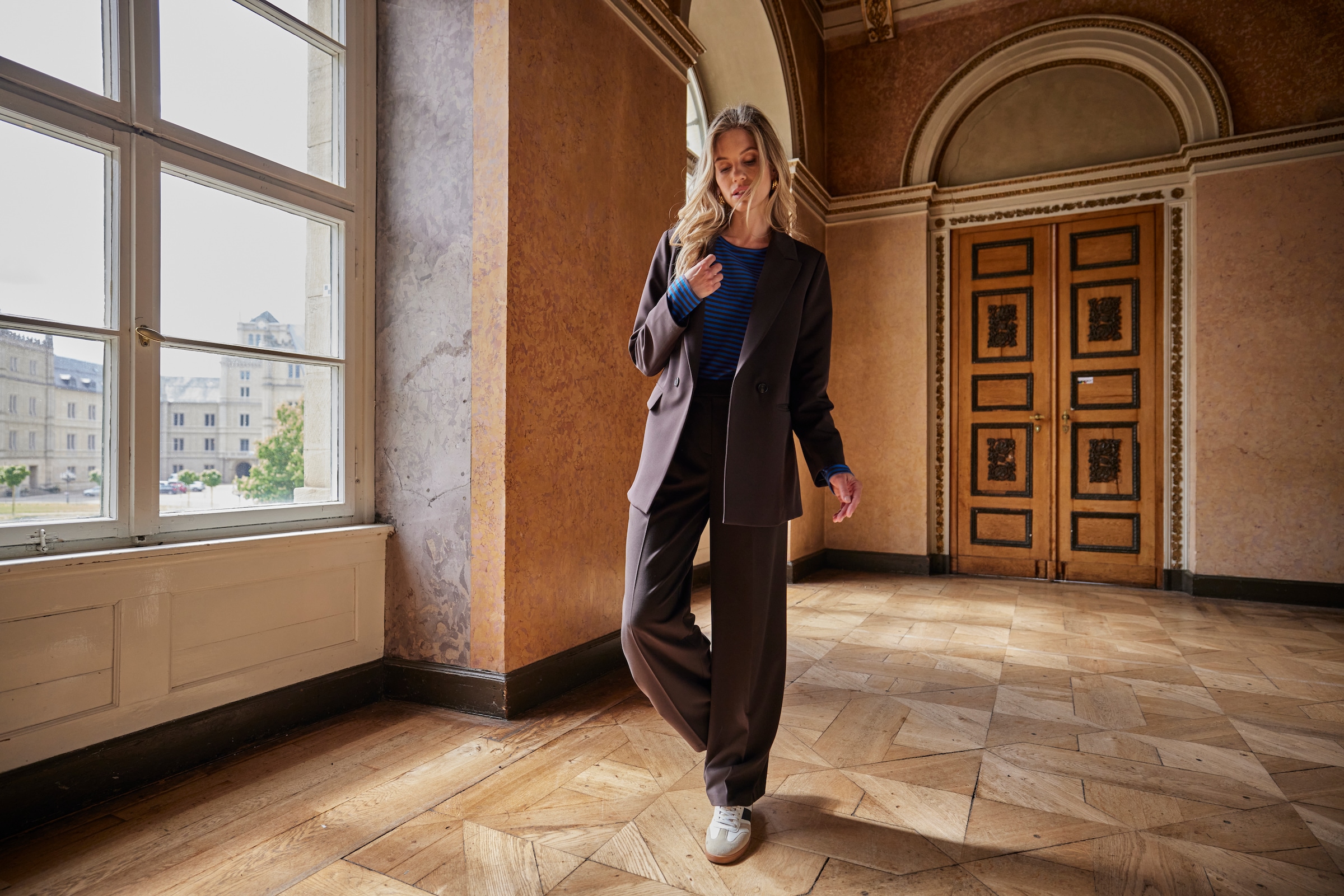 Aniston CASUAL Langarmshirt im trendfarbenen Ringel-Dessin - NEUE KOLLEKTION