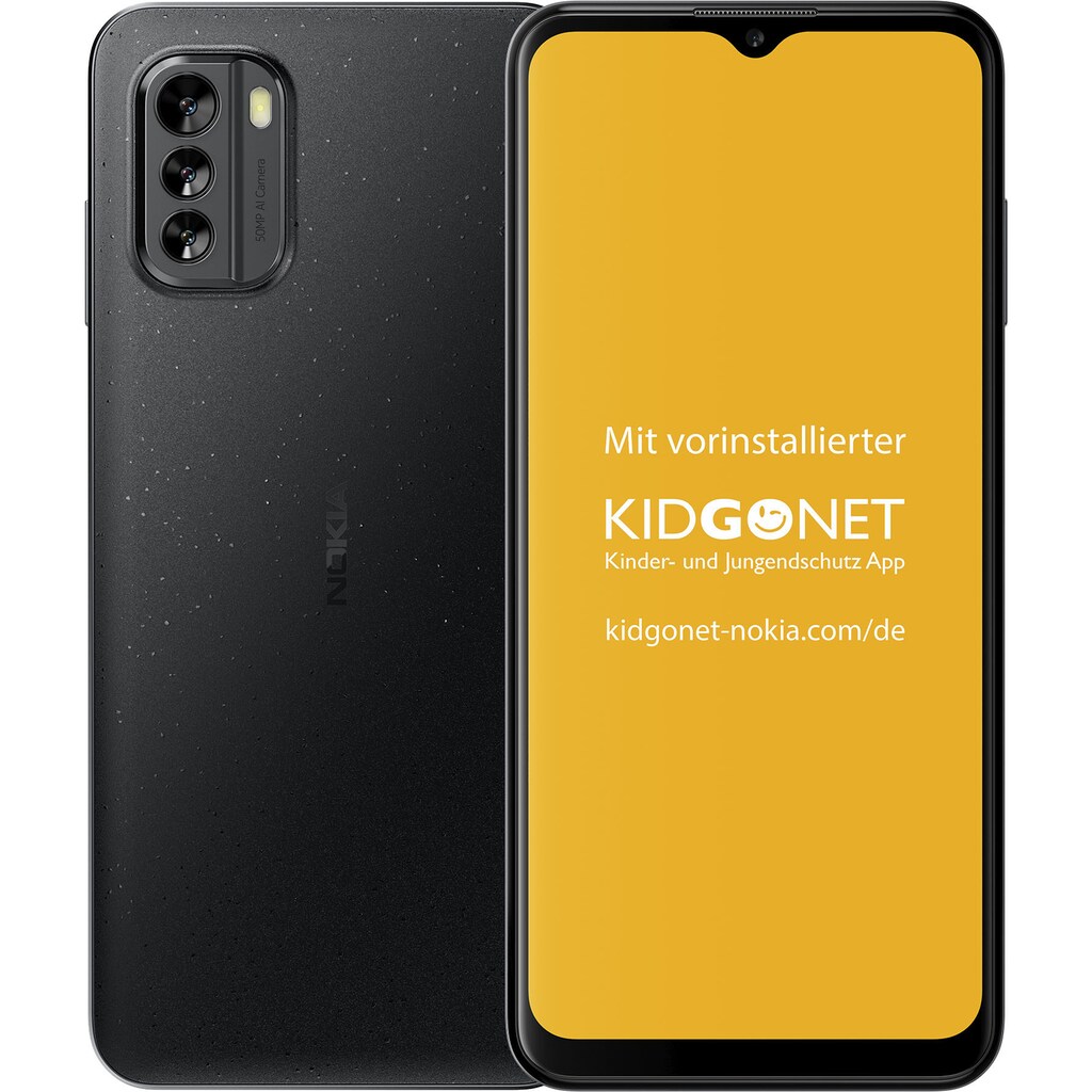 Nokia Smartphone »Prokids Phone – G60«, Pure Black, 16,71 cm/6,58 Zoll, 128 GB Speicherplatz, 50 MP Kamera