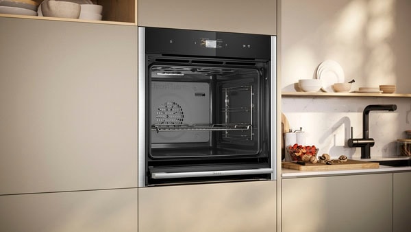 NEFF Einbaubackofen N 90 »B64FS31N0«, mit Teleskopauszug nachrüstbar, EasyClean®, AirFry-Funktion