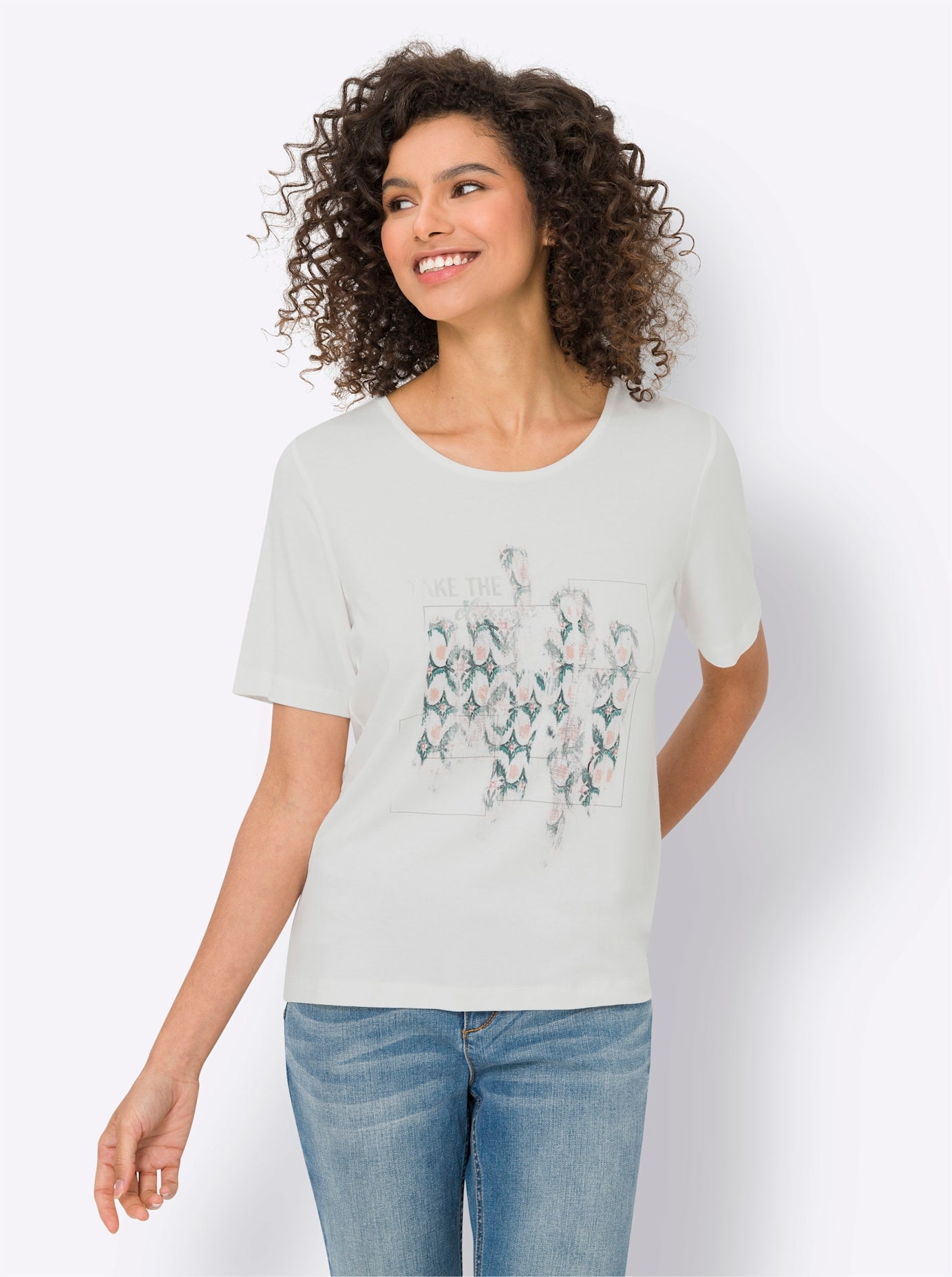heine Rundhalsshirt »Shirt«, (1 tlg.)