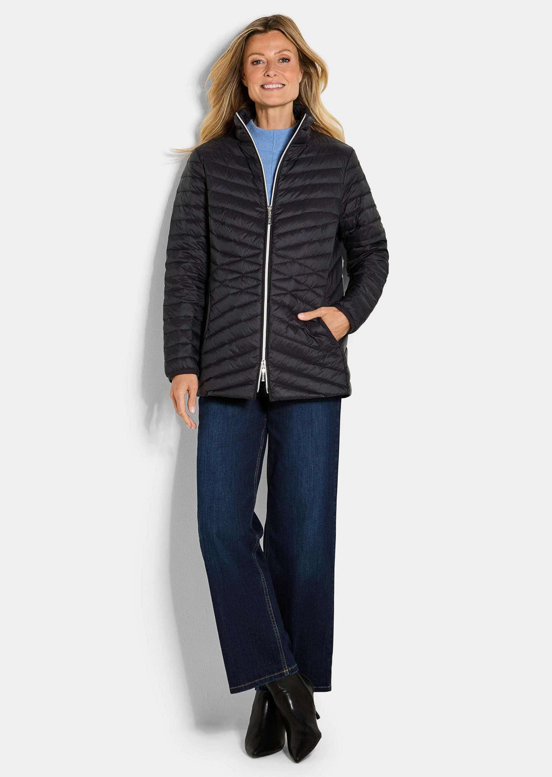 GOLDNER Steppjacke »Herbstjacke mit Daunen, Stehkragen«