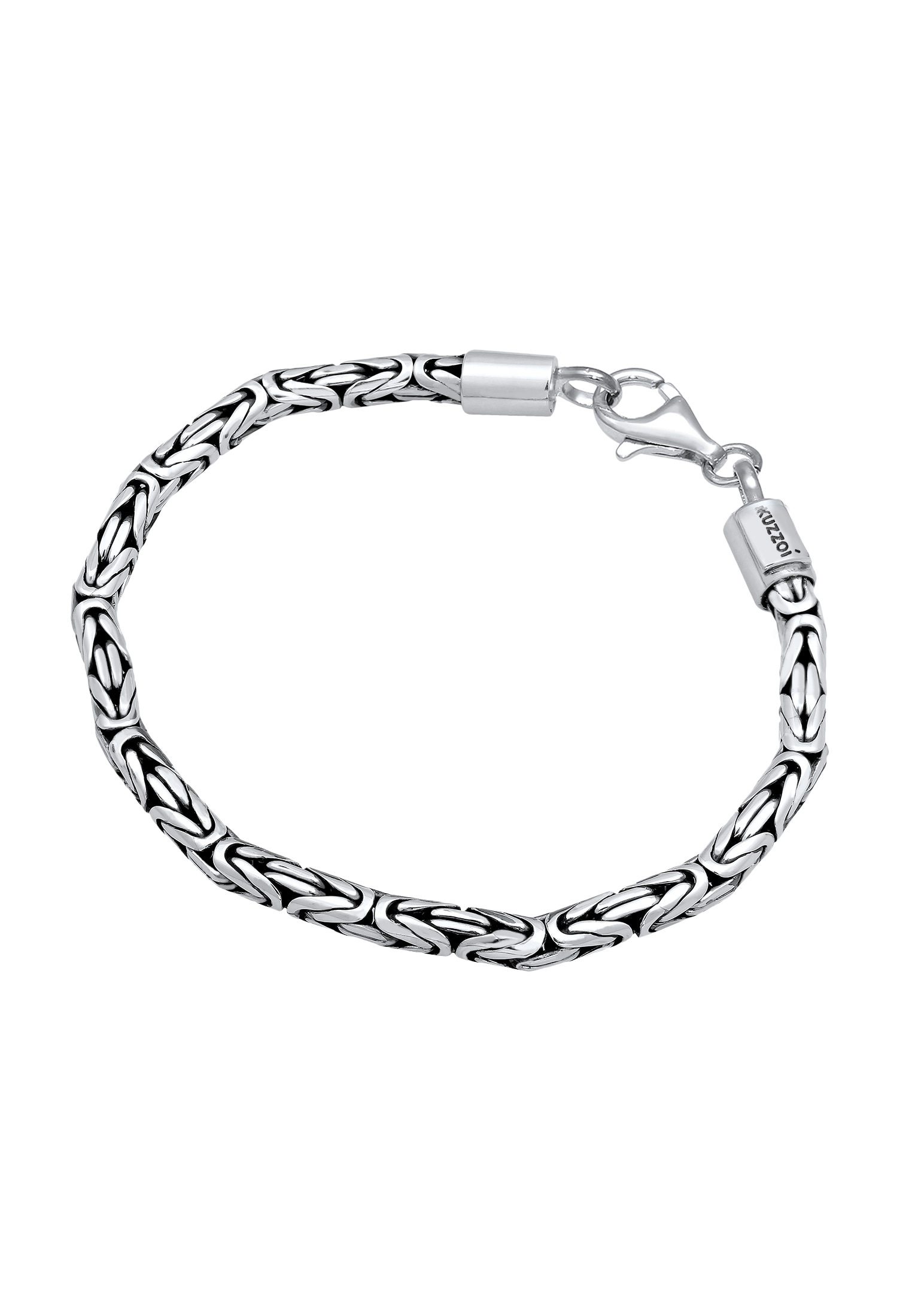 Kuzzoi Armkette »Armband Herren Königskette Robust 925 Silber«
