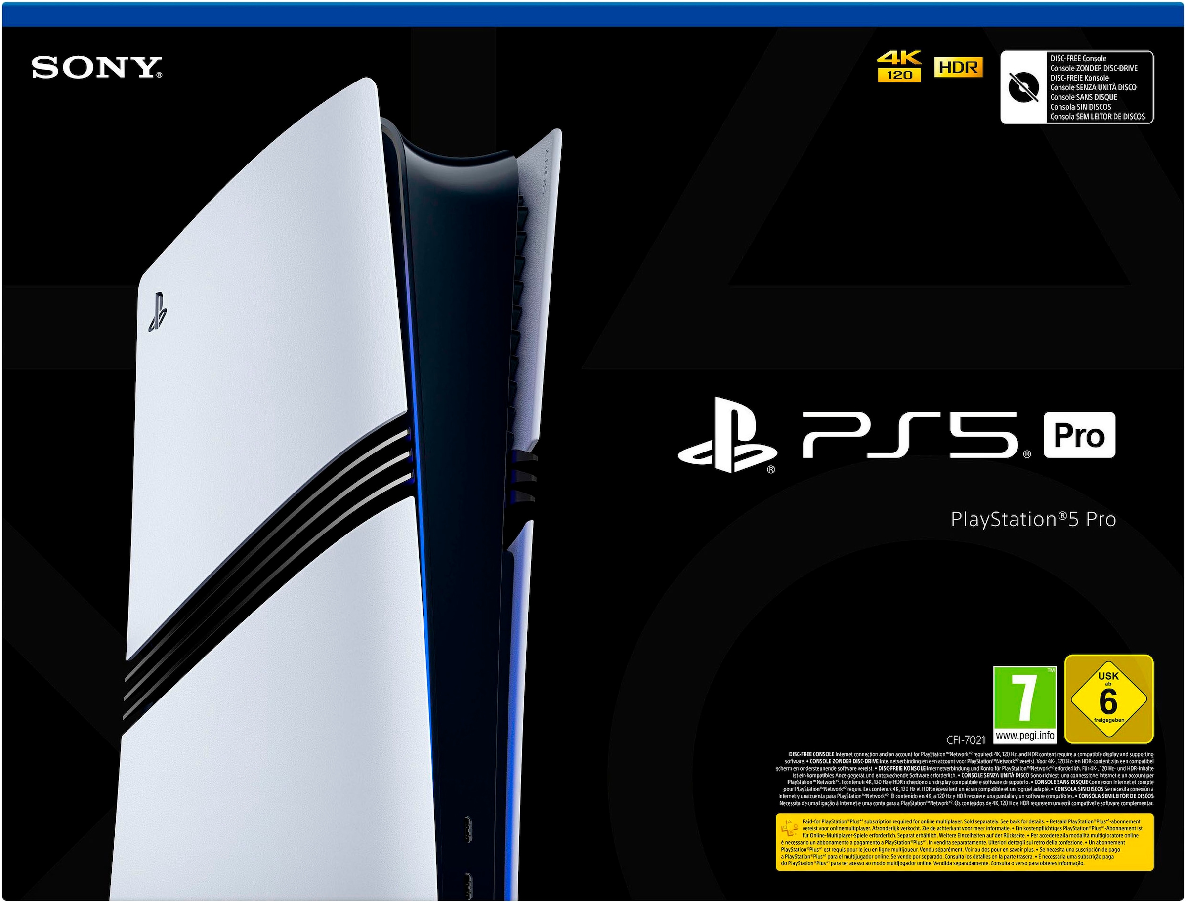 PlayStation 5 Konsolen-Set »PlayStation 5 Pro Konsole inkl. Disk-Laufwerk«, PlayStation 5 Pro Konsole inkl. Disk-Laufwerk