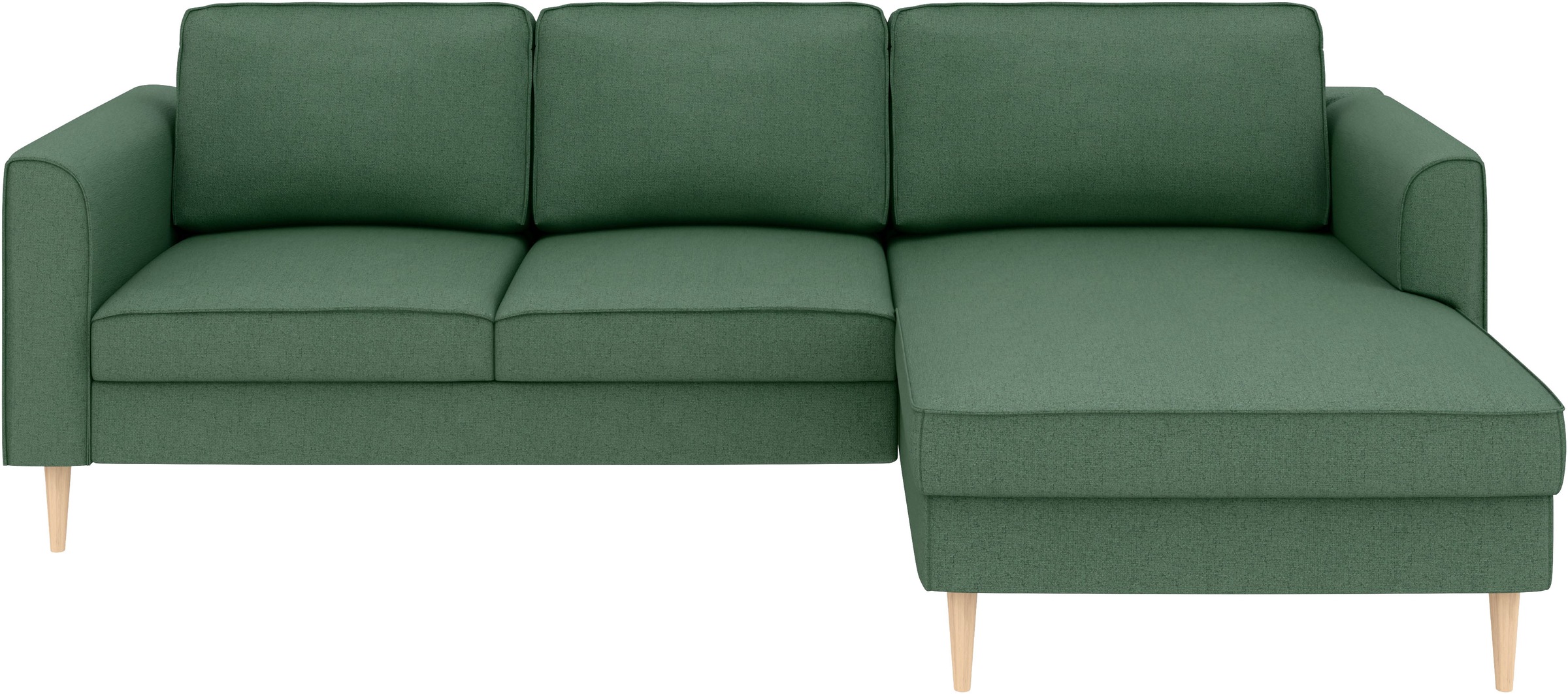Home affaire Ecksofa »Booster Couch wahlweise mit Schlaffunktion und Bettkasten-auch in Cord«, Recamiere beidseitig montierbar, Sofa in L-Form, 232 cm