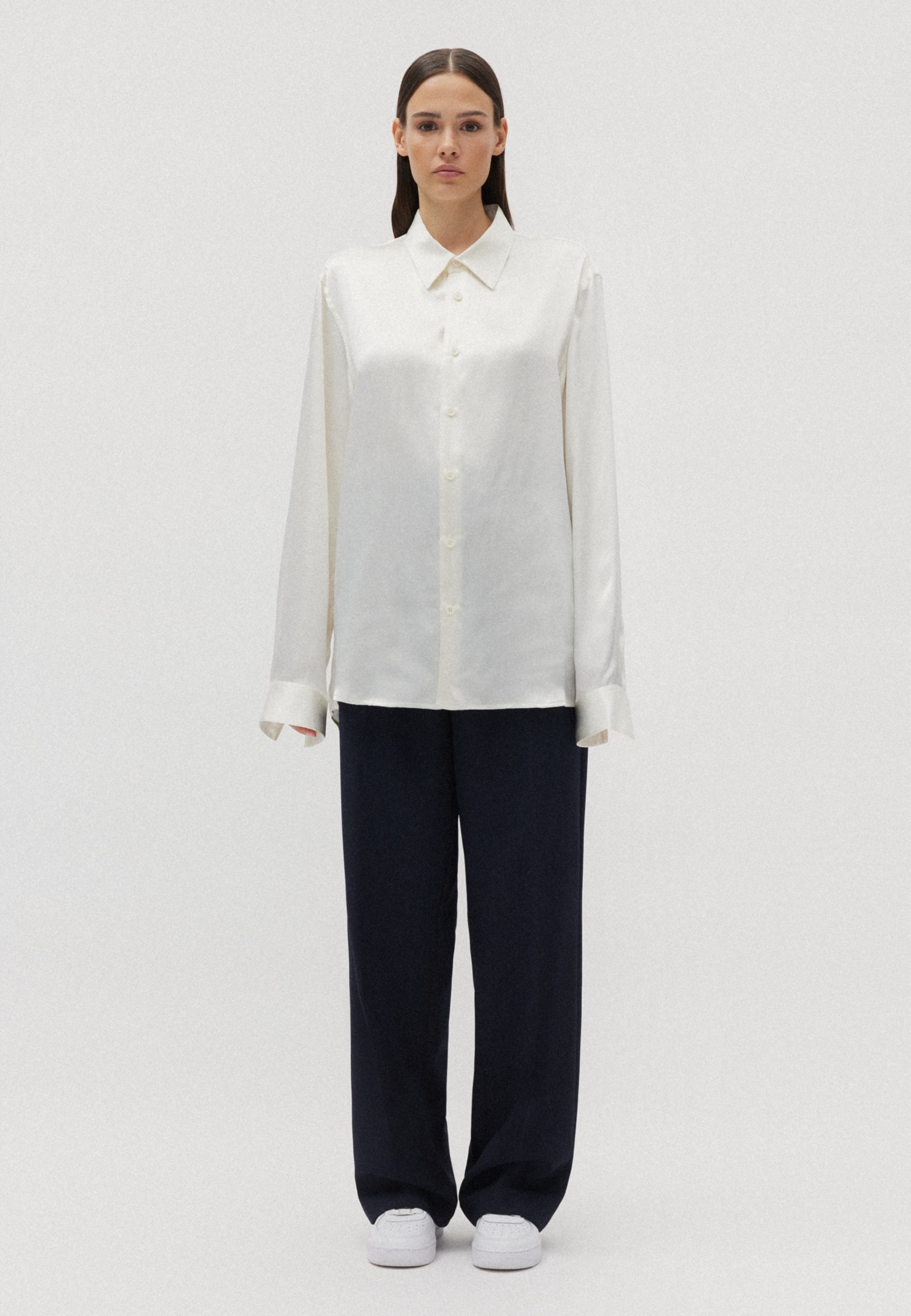 studio seidensticker Businesshemd »Studio« Regular Langarm Kentkragen Uni