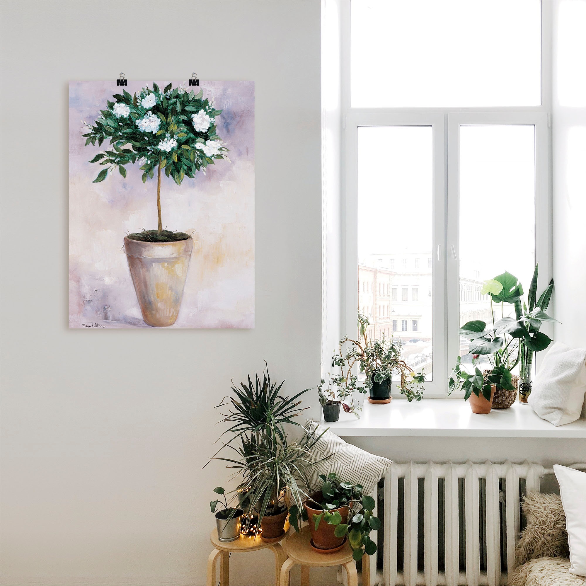 Artland Wandbild »Winterjasmin«, Pflanzen, (1 St.), als Poster, Wandaufkleber in verschied. Größen