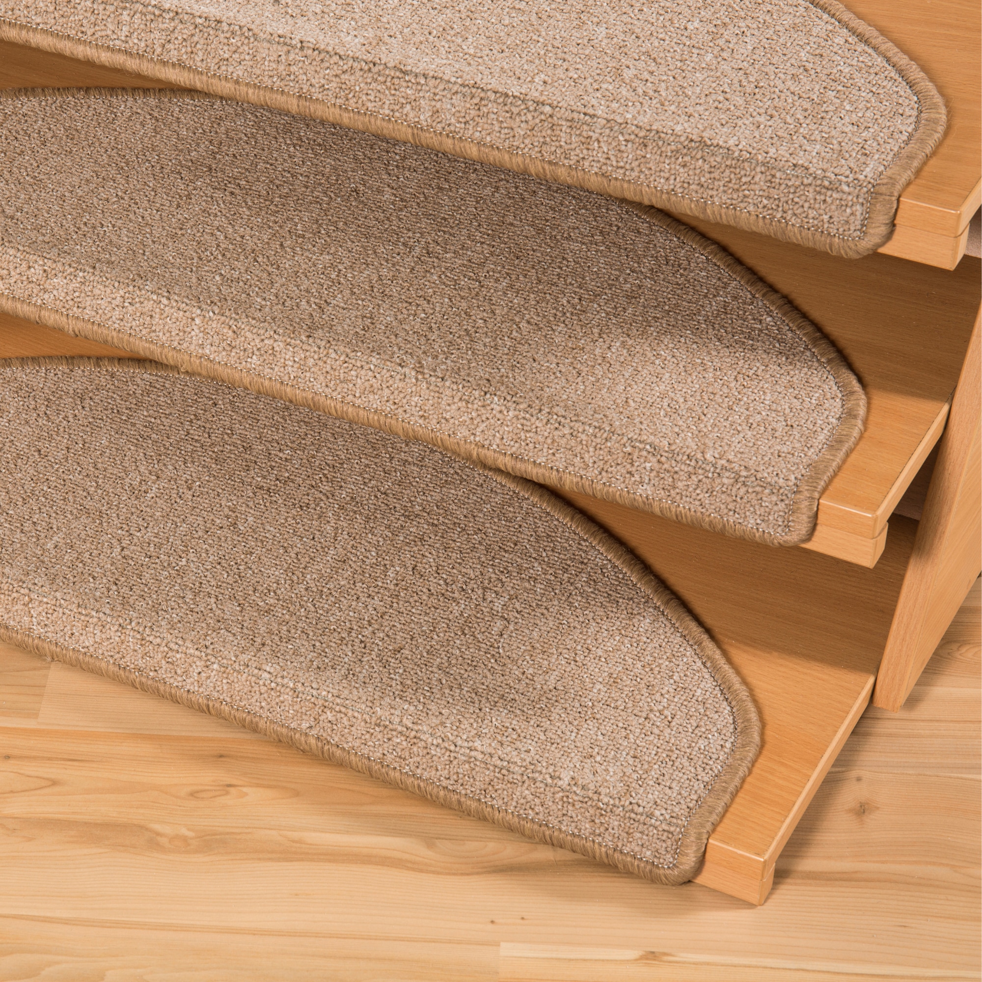 Andiamo Stufenmatte »Bob, Made in Poland« halbrund 4,5 mm Höhe melierte Schlinge, selbstklebend, Set mit 2 Stück oder 15 Stück