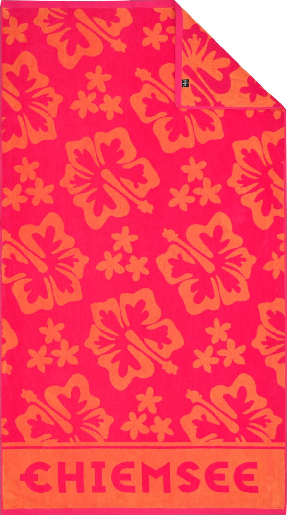 in »Honolulo«, Strandtuch Chiemsee Musten mit Farben (1 floralen strahlenden bei einem St.),