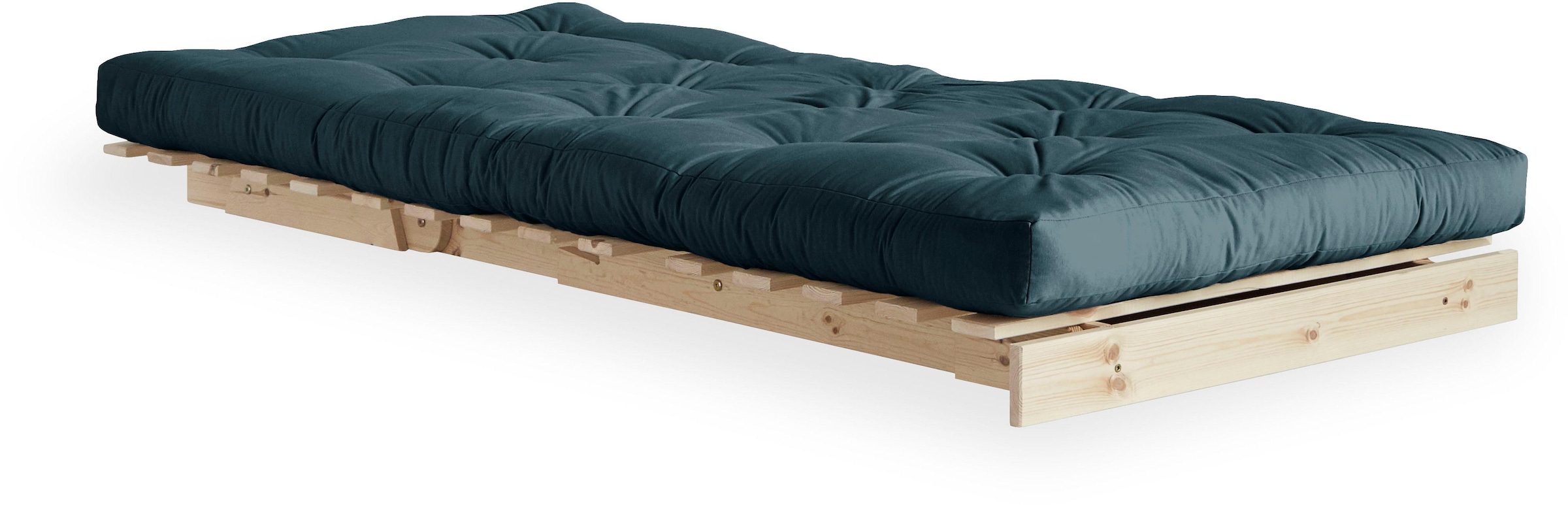 Karup Design Daybett »Daybett Roots Schlafsofa – Gästebett & Sofa aus FSC®-Kiefer« Inkl. Futonmatratze, in mehreren Größen & Farben erhältlich