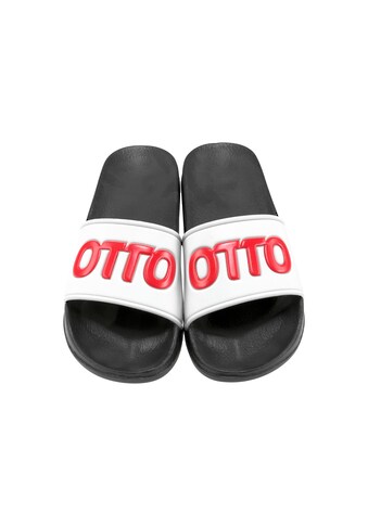 OTTO Badesandale »beach sandal, black-red« kaufen