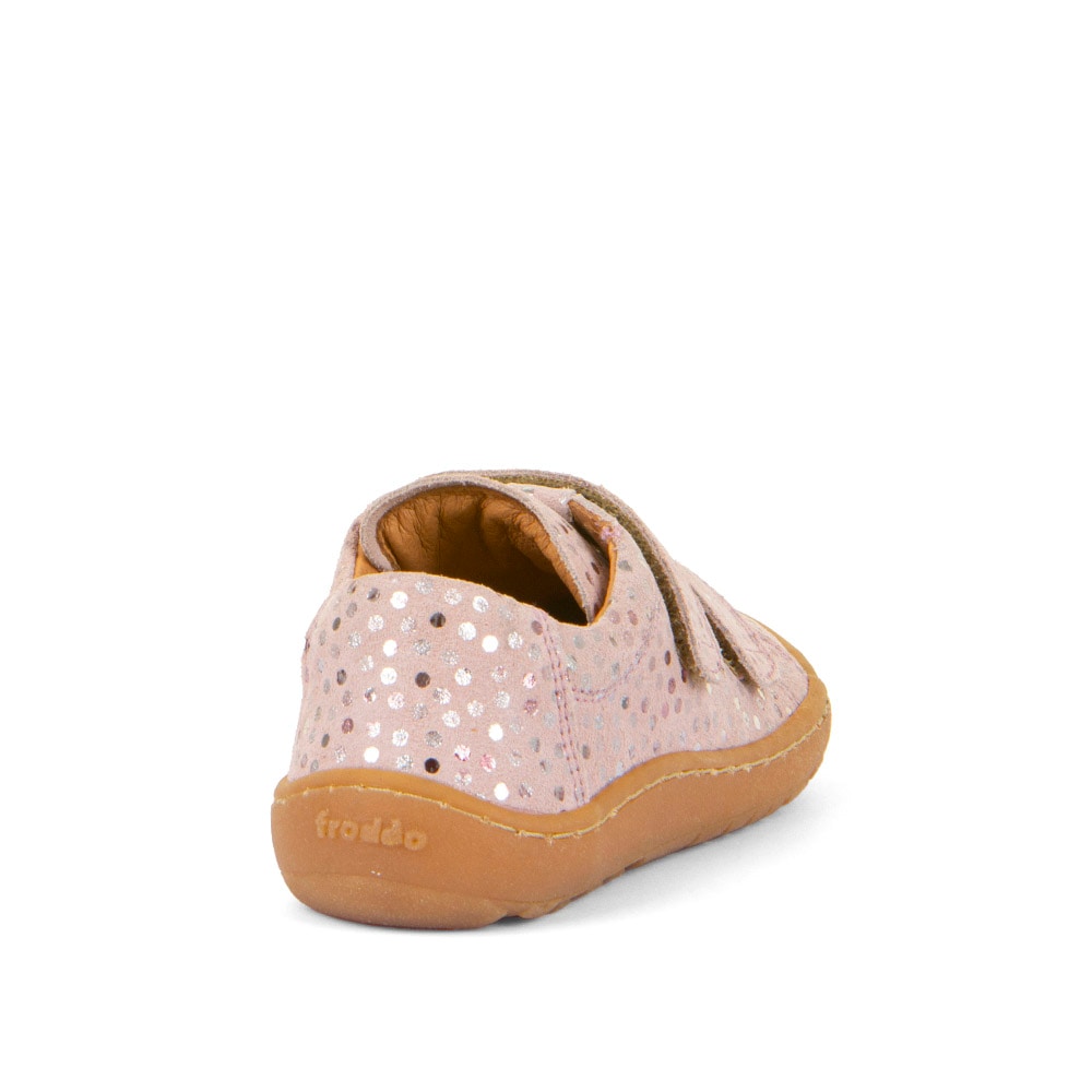 froddo® Klettschuh »Barefoot Base«, Konfirmationsschuh, Barfußschuh mit Metallic-Dots verziert