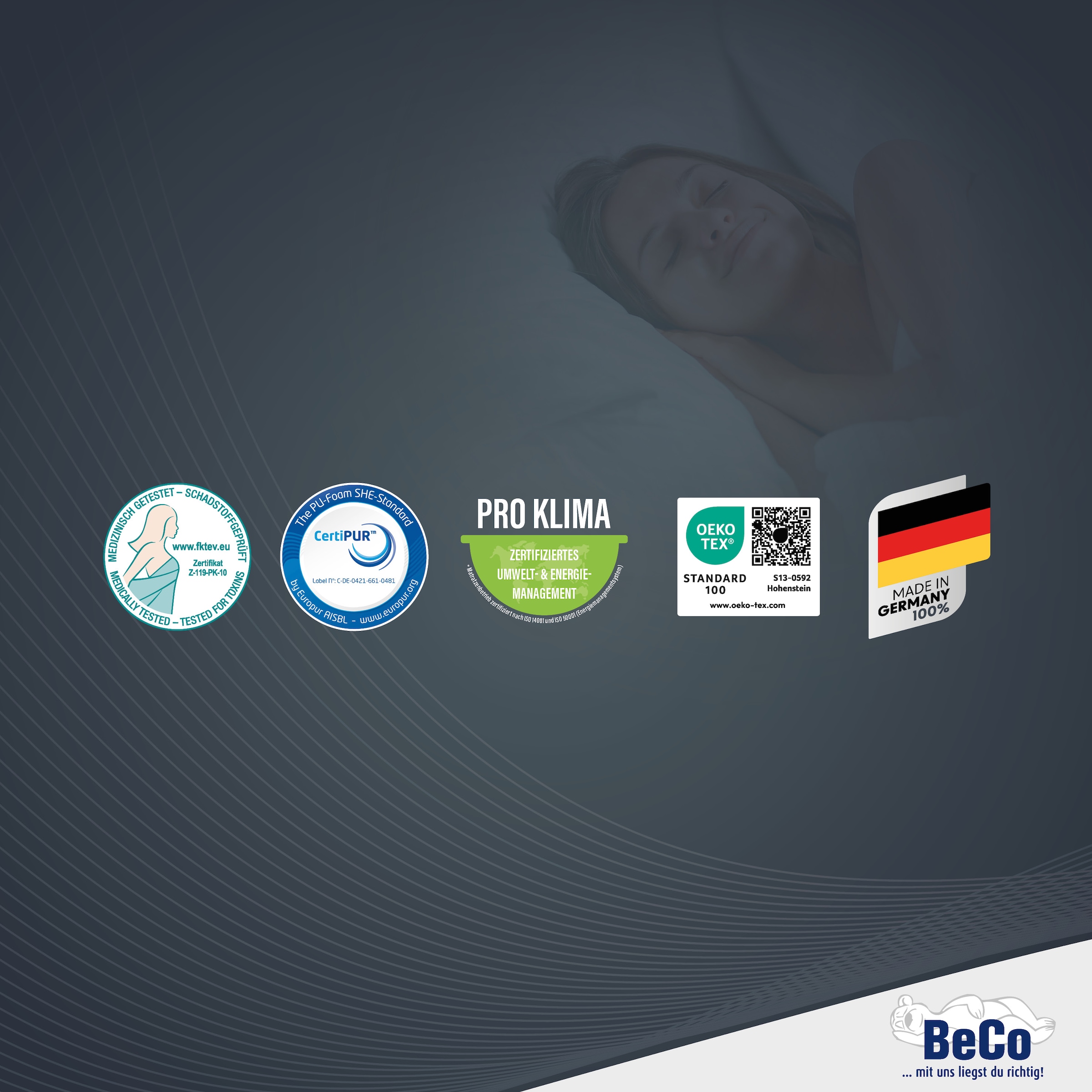 Beco Komfortschaummatratze »Medibett«, 15 cm hoch, Raumgewicht: 28 kg/m³, (1 St.), Matratze in vielen Größen erhältlich! In 90x200 und 140x200 cm