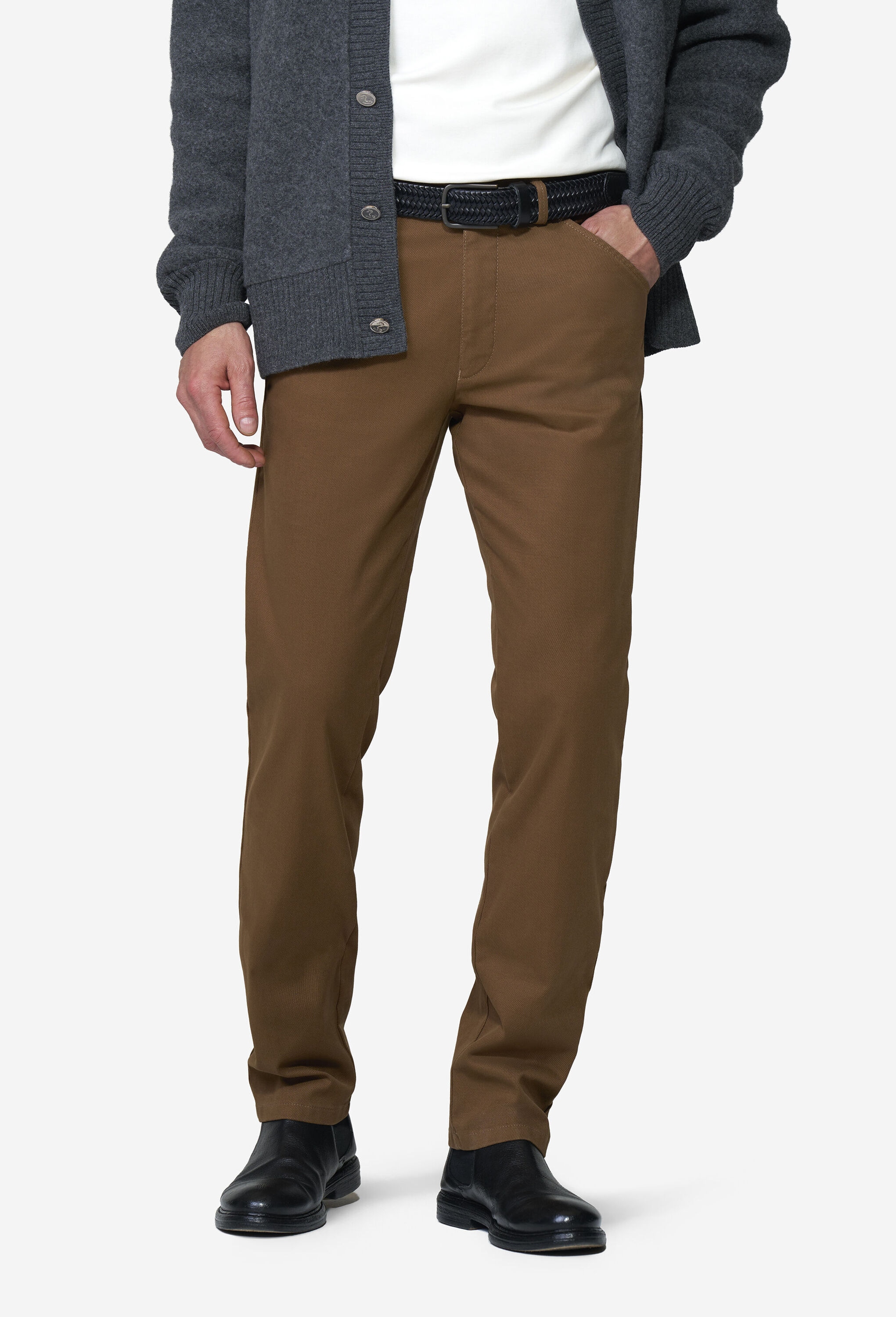 MEYER Chinohose »Chicago 2-5627«  im Canvas Look