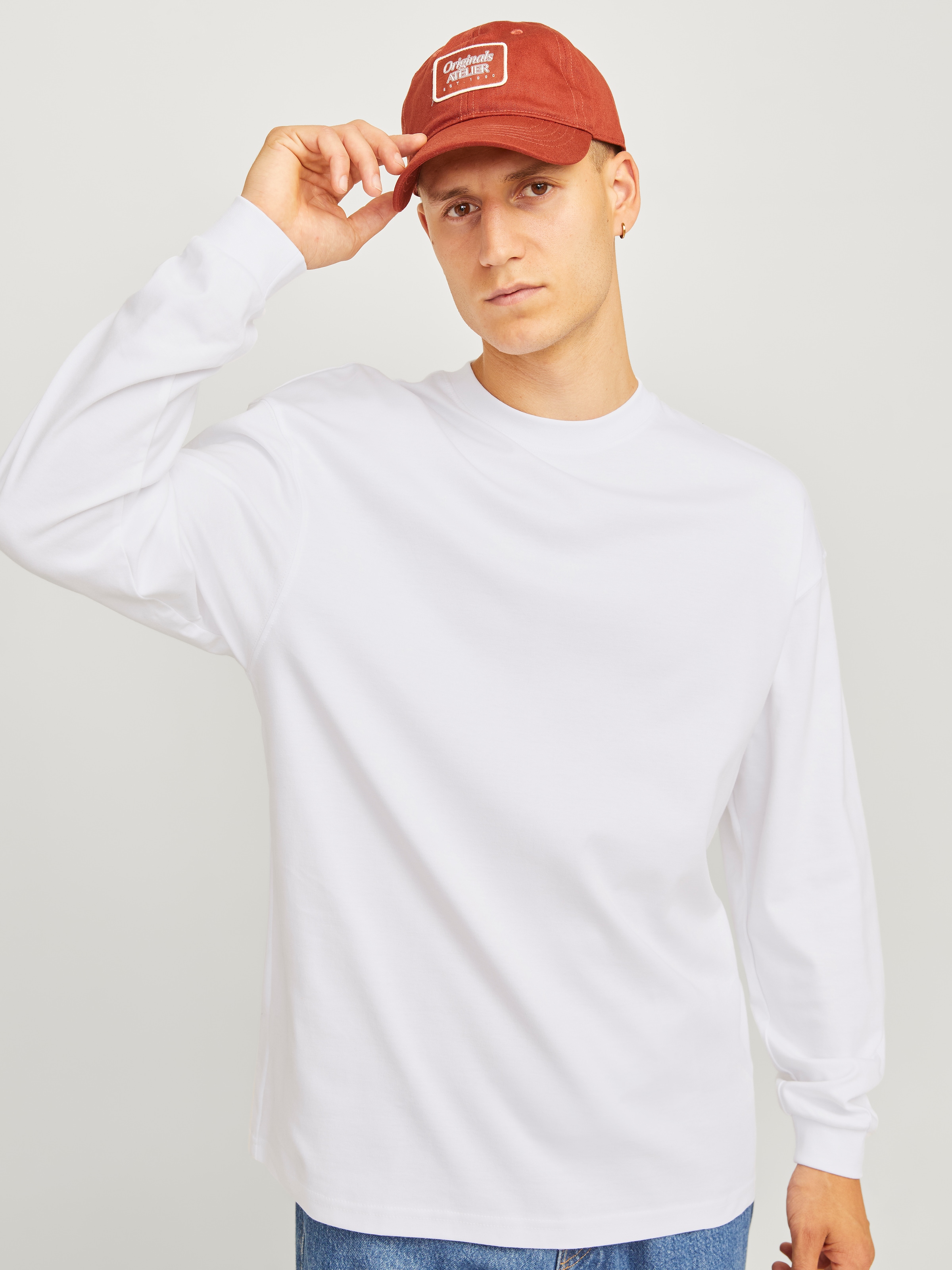 Jack & Jones Langarmshirt »JJEURBAN EDGE TEE LS O-NECK NOOS«