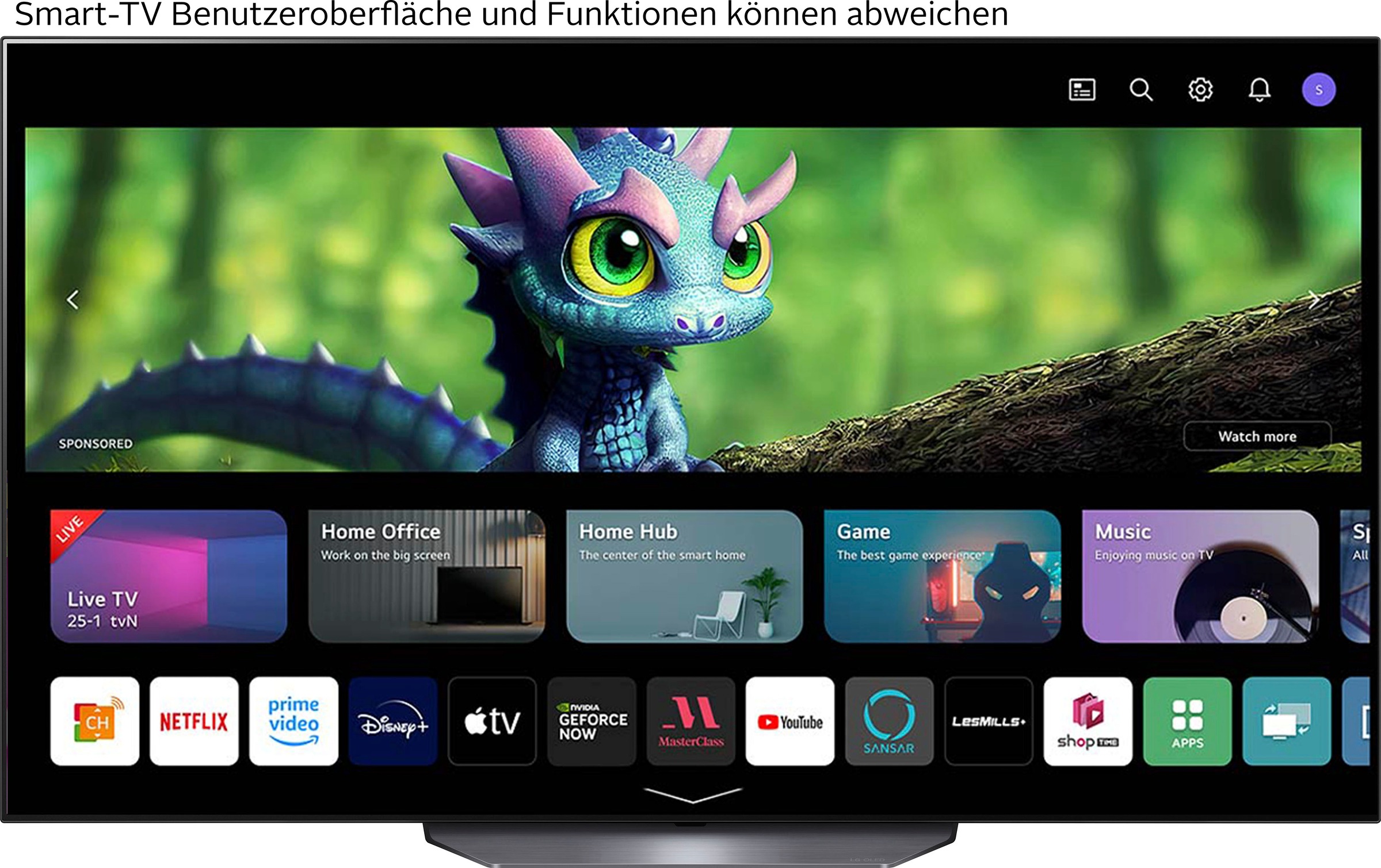 LG OLED-Fernseher »OLED55B39LA«, 139 cm/55 Ultra | HD, ➥ Zoll, UNIVERSAL XXL 4K Smart-TV Garantie Jahre 3