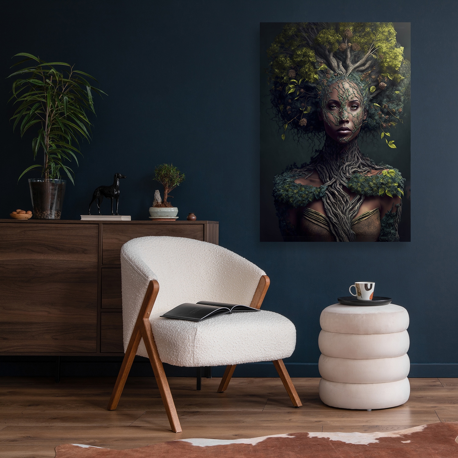 Affengeilebilder Leinwandbild »Treewoman by Catill auf Keilrahmen gespannt« 1 Stk. tlg. Kunstdruck Wandbild Bild in verschiedenen Formaten
