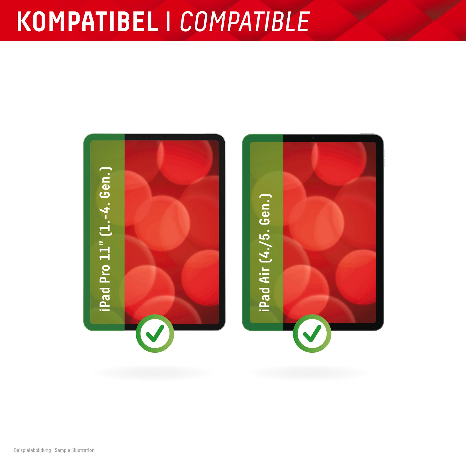 Displex Displayschutzfolie »Tablet PaperSense« für Apple iPad Pro 11 (1./2./3./4. Gen.);Apple iPad Air (4./5. Gen.) Schreiben wie auf Papier