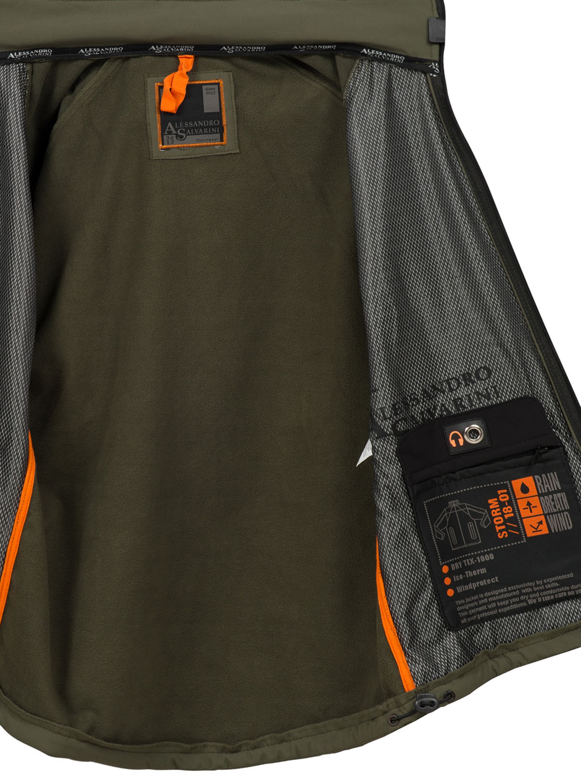 Alessandro Salvarini Softshelljacke »A. Salvarini Herren Softshell Jacke AS098«