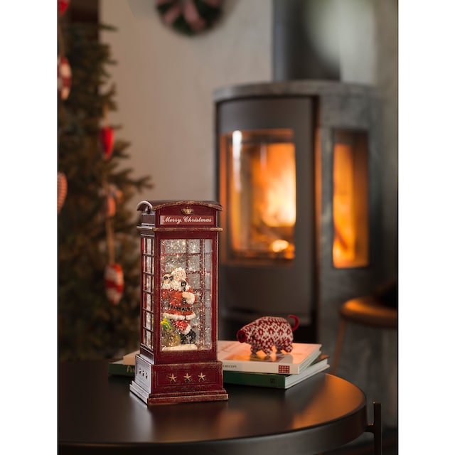 KONSTSMIDE LED Laterne »Weihnachtsdeko rot«, 1 flammig-flammig, LED  Telefonzelle mit Weihnachtsmann online kaufen | mit 3 Jahren XXL Garantie