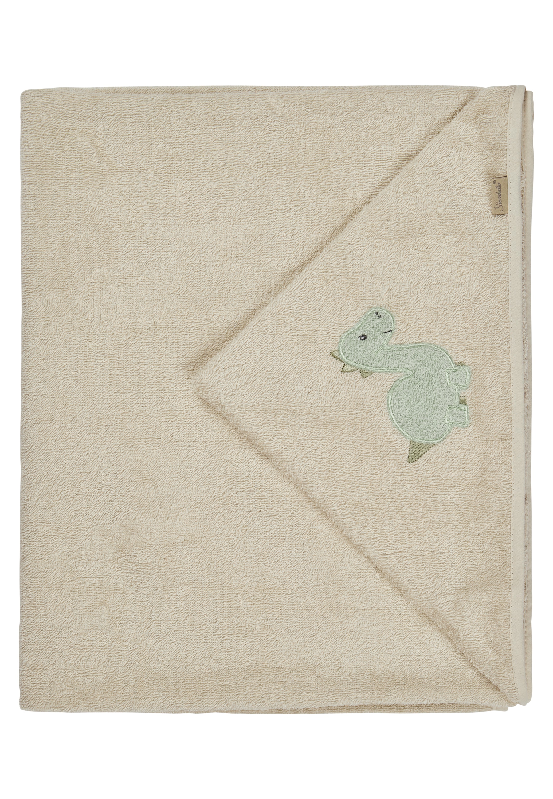Sterntaler® Kapuzenhandtuch »Kapuzenbadetuch 100x70 cm DINO Rexi«, (1 St.)