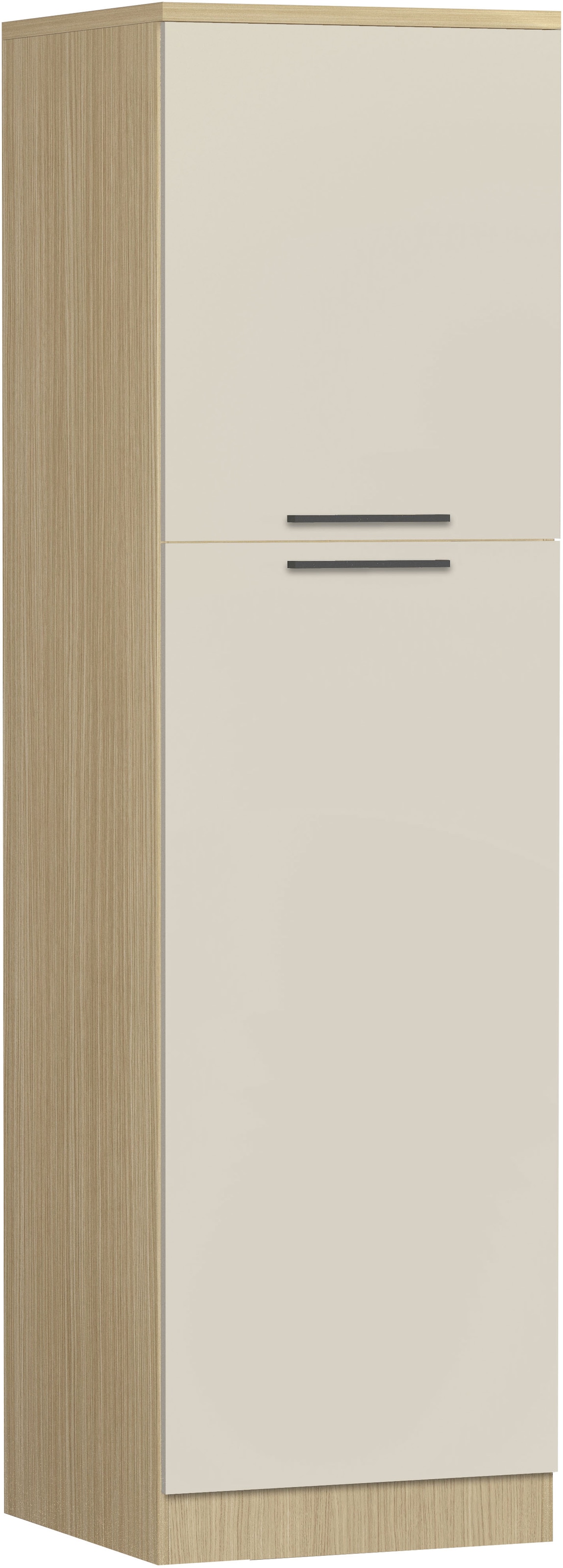 KOCHSTATION Vorratsschrank "Luna, Hochschrank, Küchenvorratsschrank, Speiseschrank, Made in Italy" B/T/H: 60×60×214,5 cm, mit 6 großzügigen Fächern
