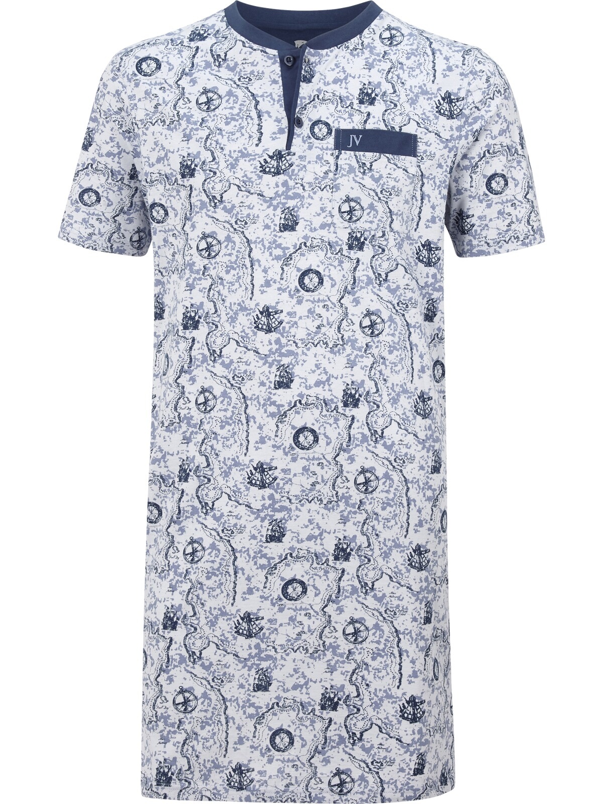 Jan Vanderstorm Pyjama »Nachthemd UNNI«