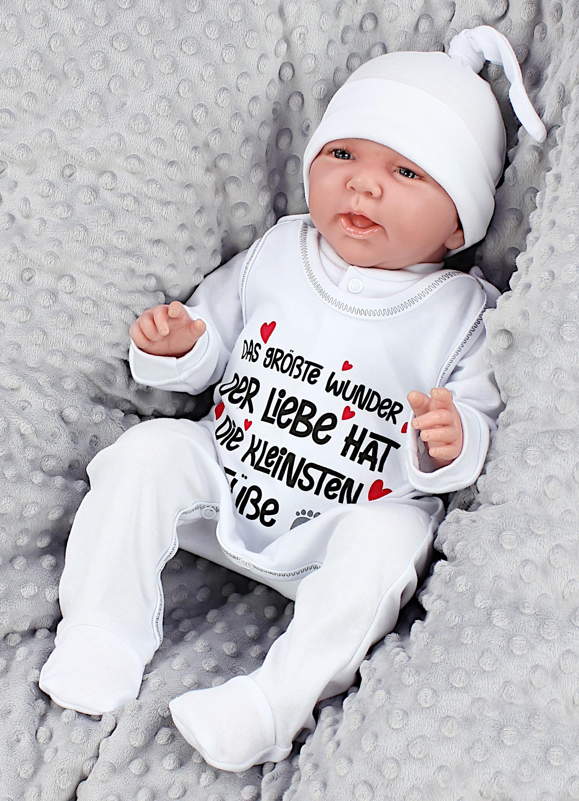 TupTam Strampler »Strampler Unisex Baby Strampler mit Spruch«