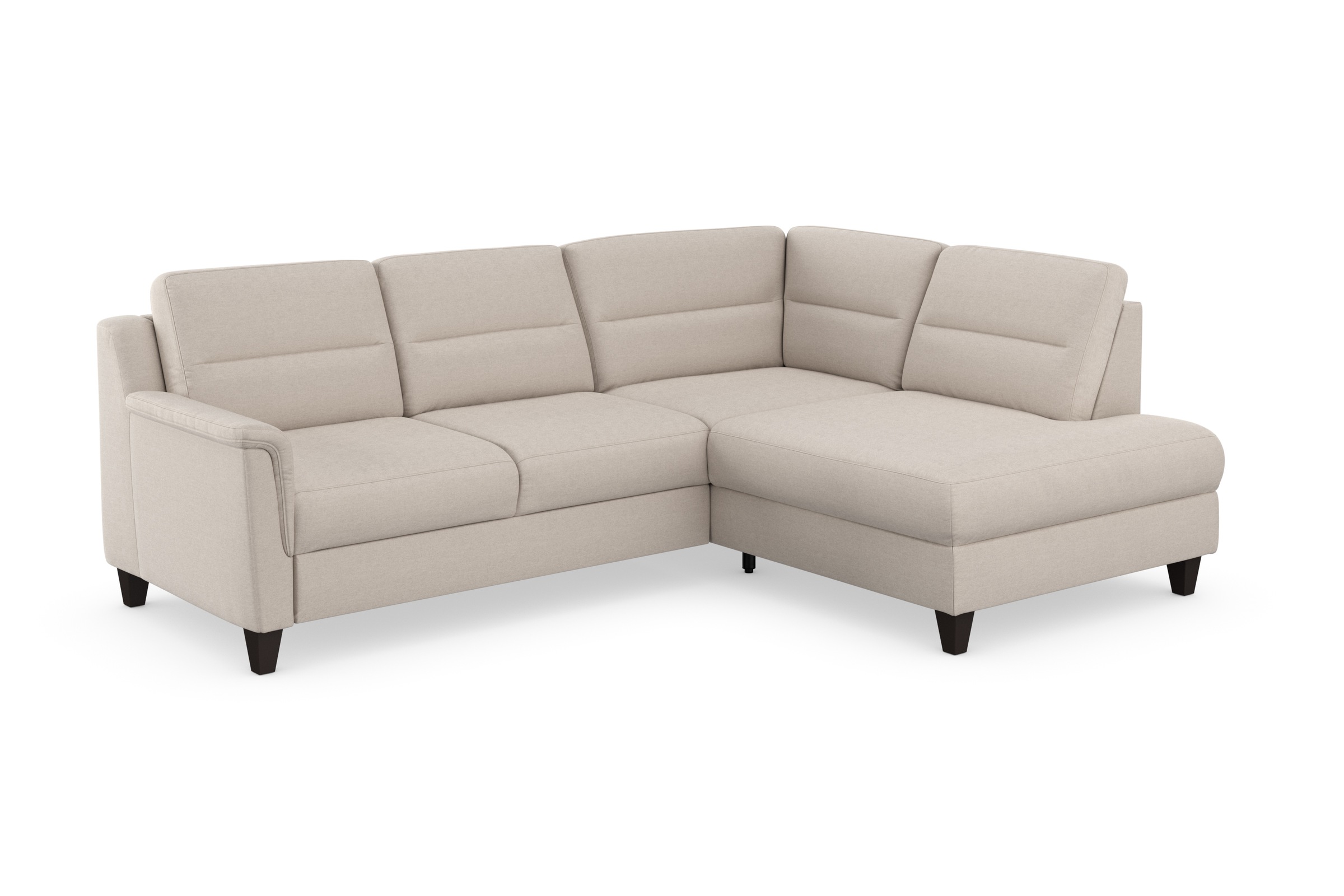 sit&more Ecksofa »Farö L-Form«, inklusive Federkern, wahlweise mit Bettfunktion und Bettkasten