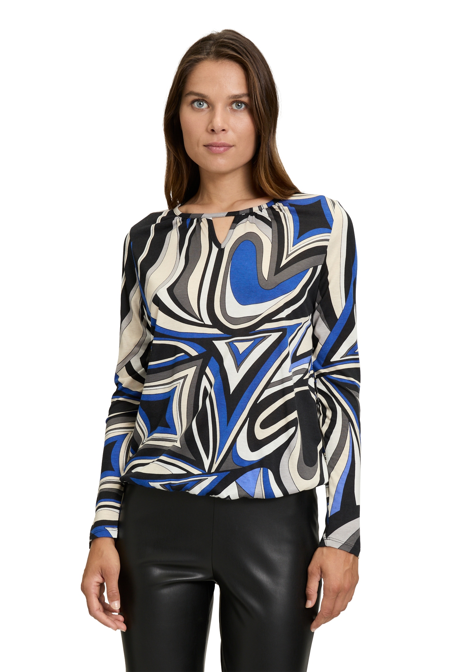 Betty Barclay Langarmshirt »Printshirt mit Gummizug«