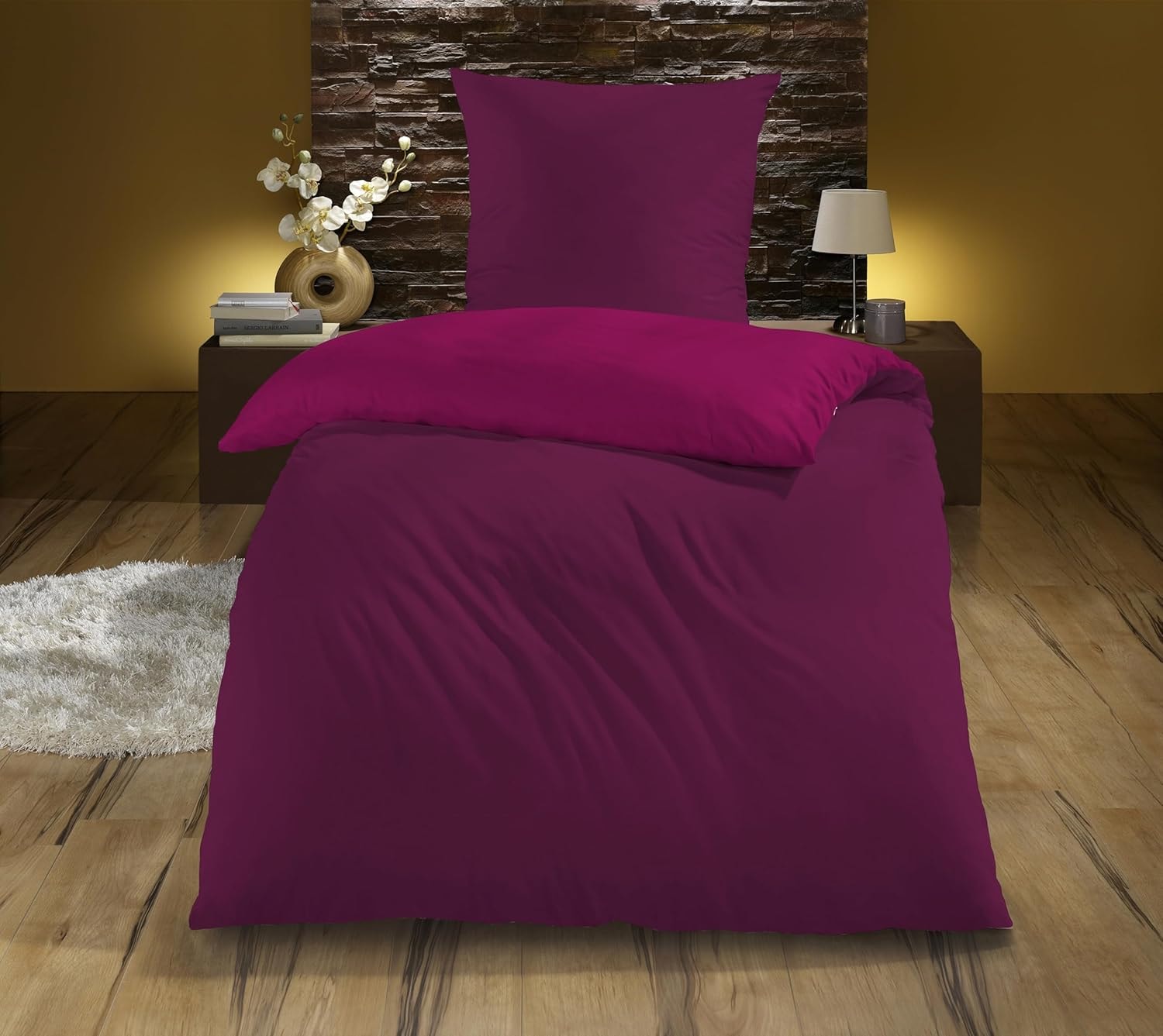 KiNZLER »Mikrofaser "Cashmere Touch"« 2 tlg. Unifarben, besonders weich