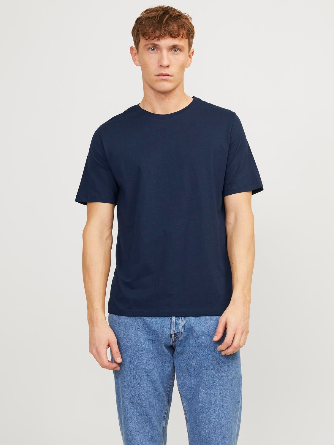 Jack & Jones T-Shirt »ORGANIC BASIC TEE«, (Packung, 5 tlg., 5er-Pack)