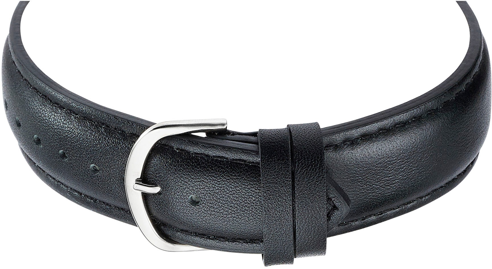 MASTER TIME Funkuhr »Sprechende Funkuhr« Armbanduhr, Quarzuhr, Herrenuhr, Datum, Lederarmband