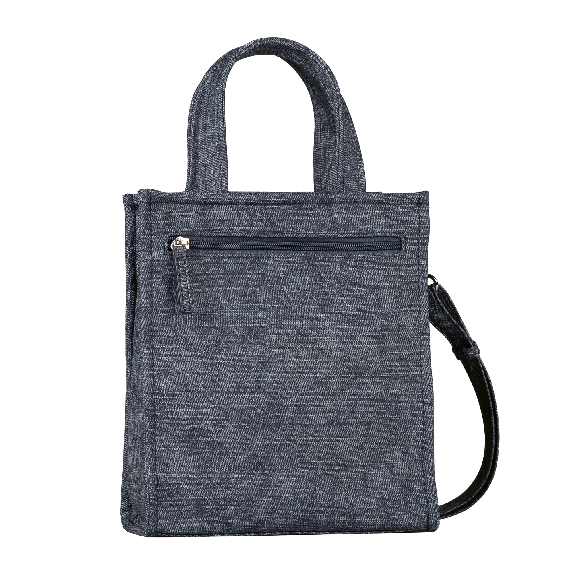 TOM TAILOR Denim Shopper »Wanessa«, aus Lederimitat in Denim Optik