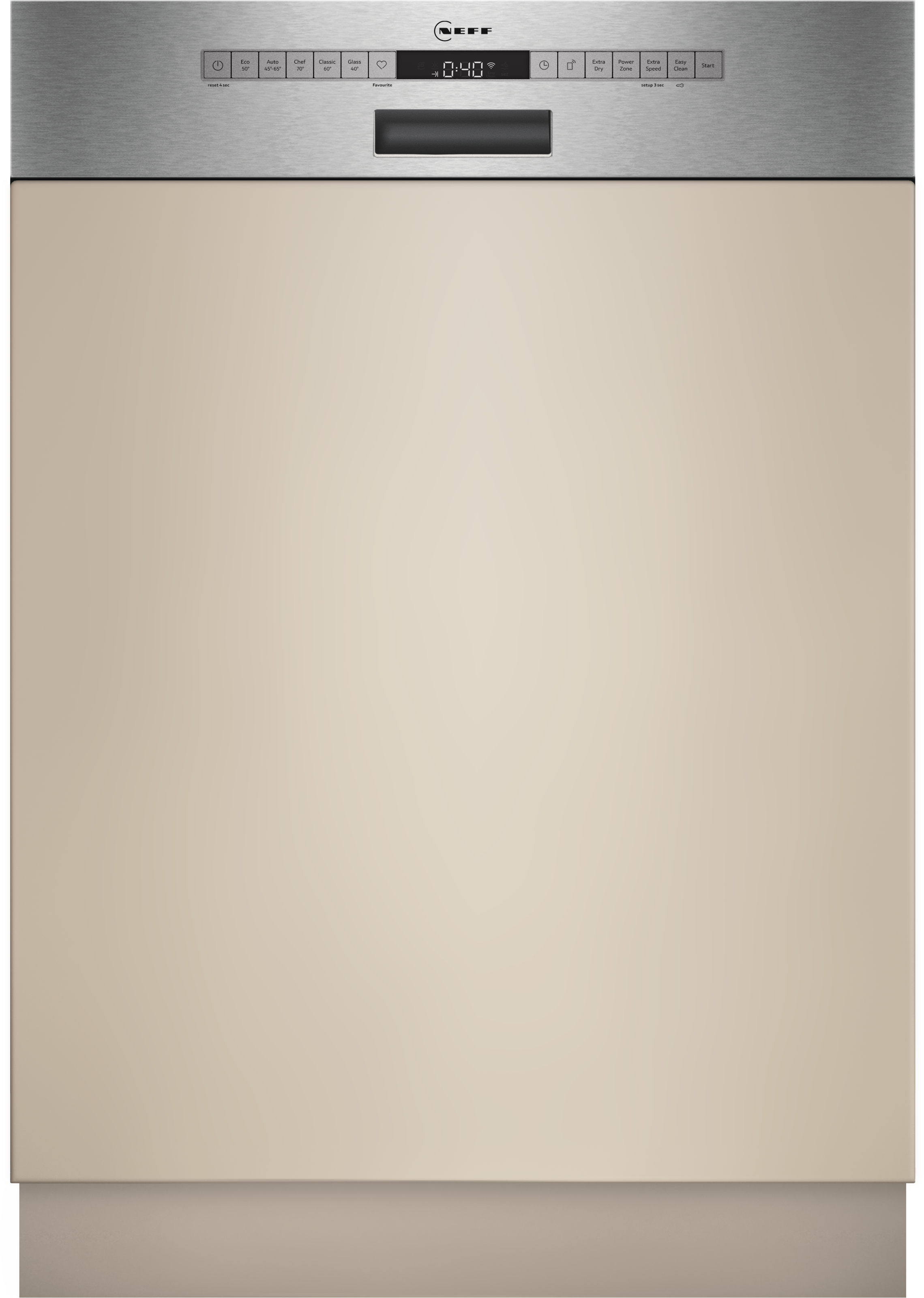 NEFF teilintegrierbarer Geschirrspüler N 50 »S145HTS06E« 13 tlg. Maßgedecke