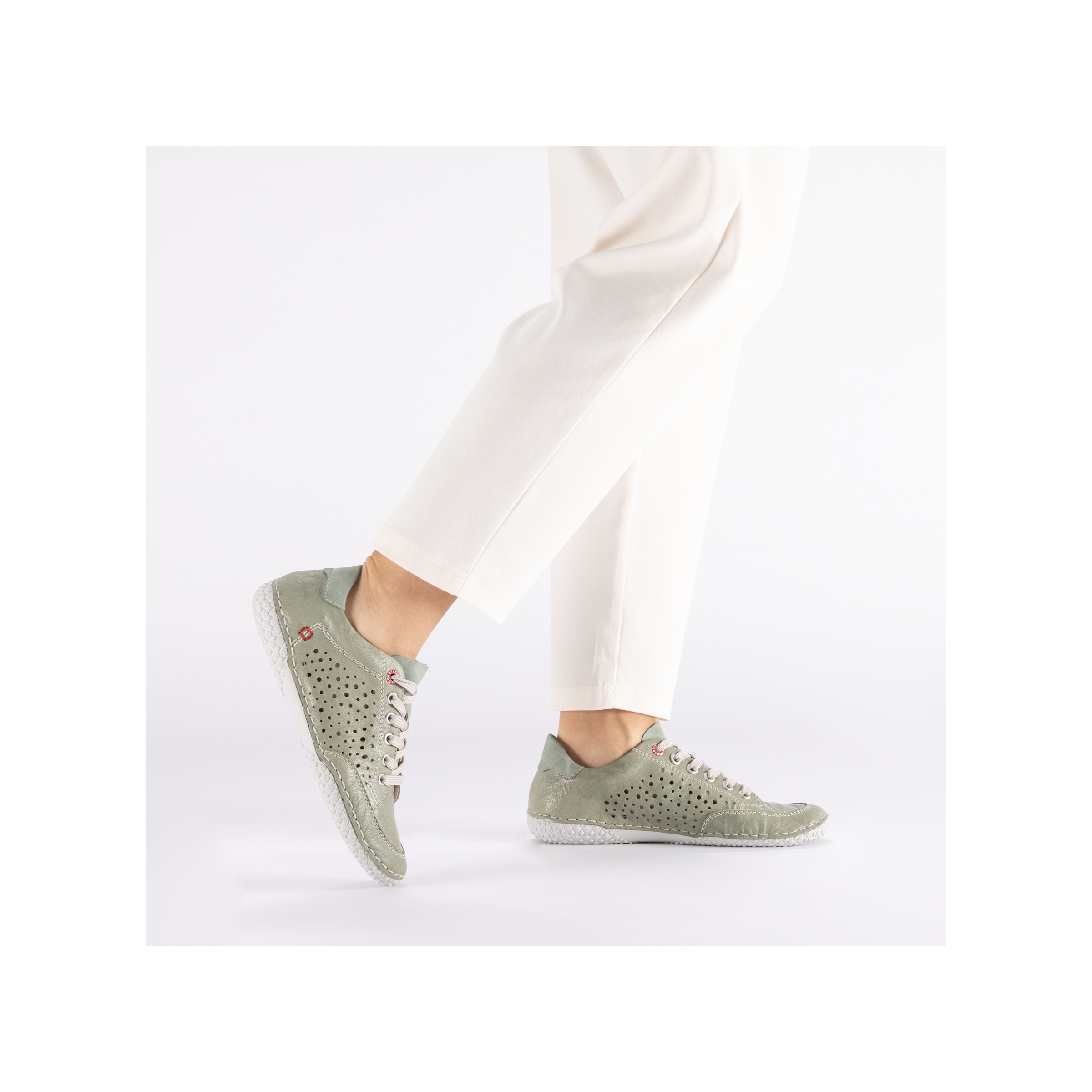 Rieker Sneaker  Schnürschuh, Halbschuh, Freizeitschuh mit Perforation