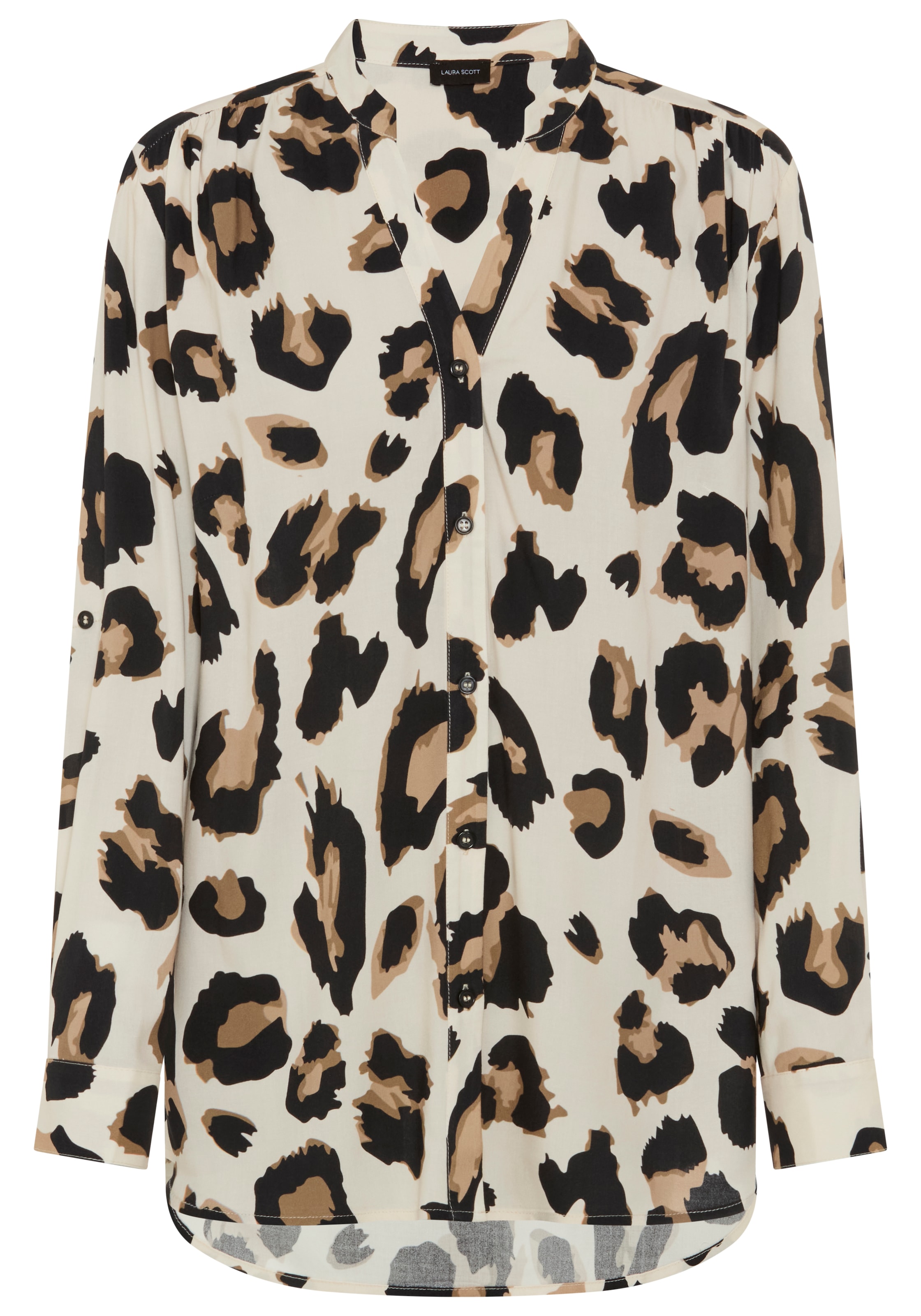 Laura Scott CURVE Longbluse »Große Größen« im Tunika Stil aus weicher Viskose