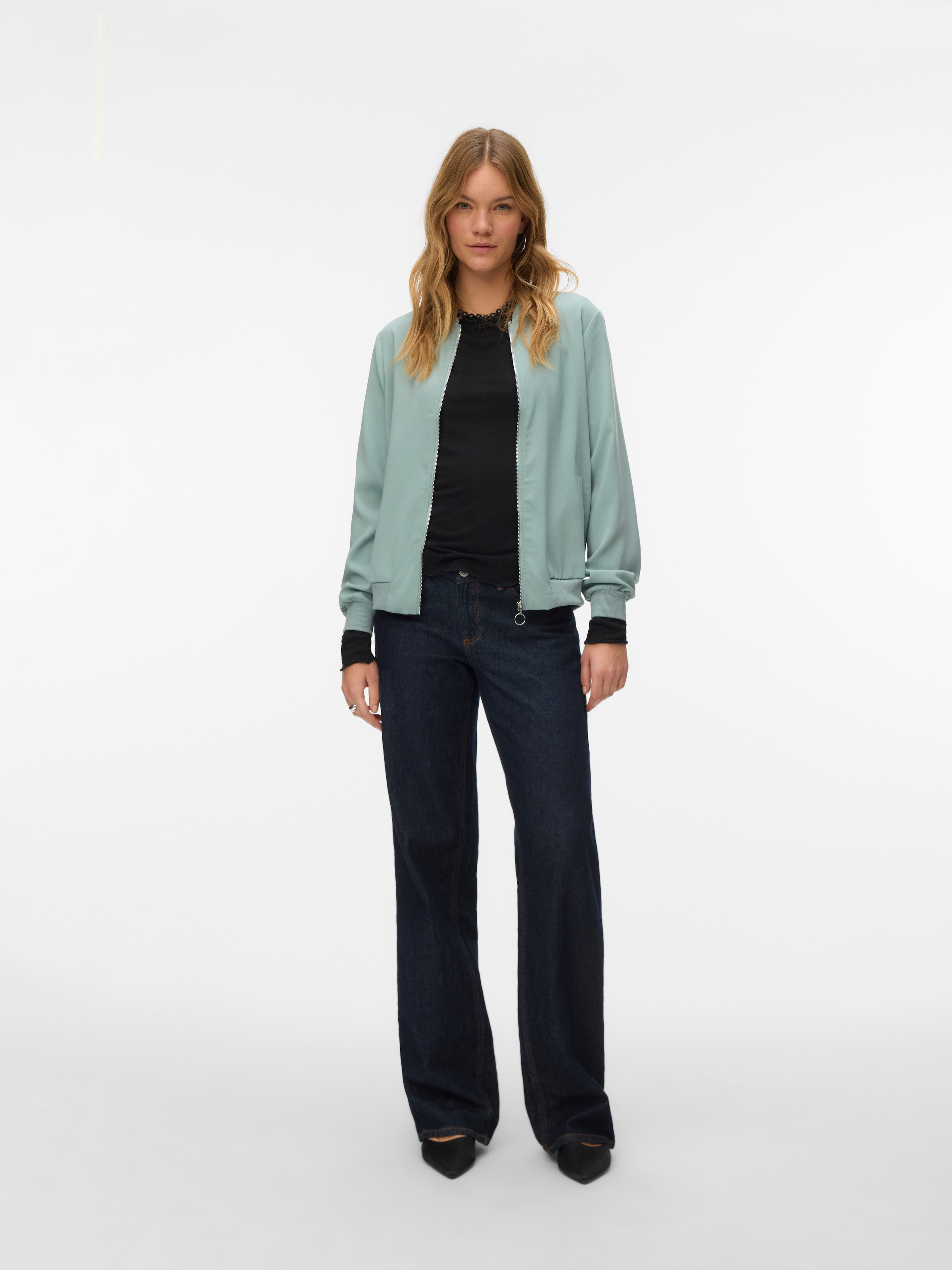 Vero Moda Bomberjacke »VMCOCO L/S BOMBER NOOS« Materialmix