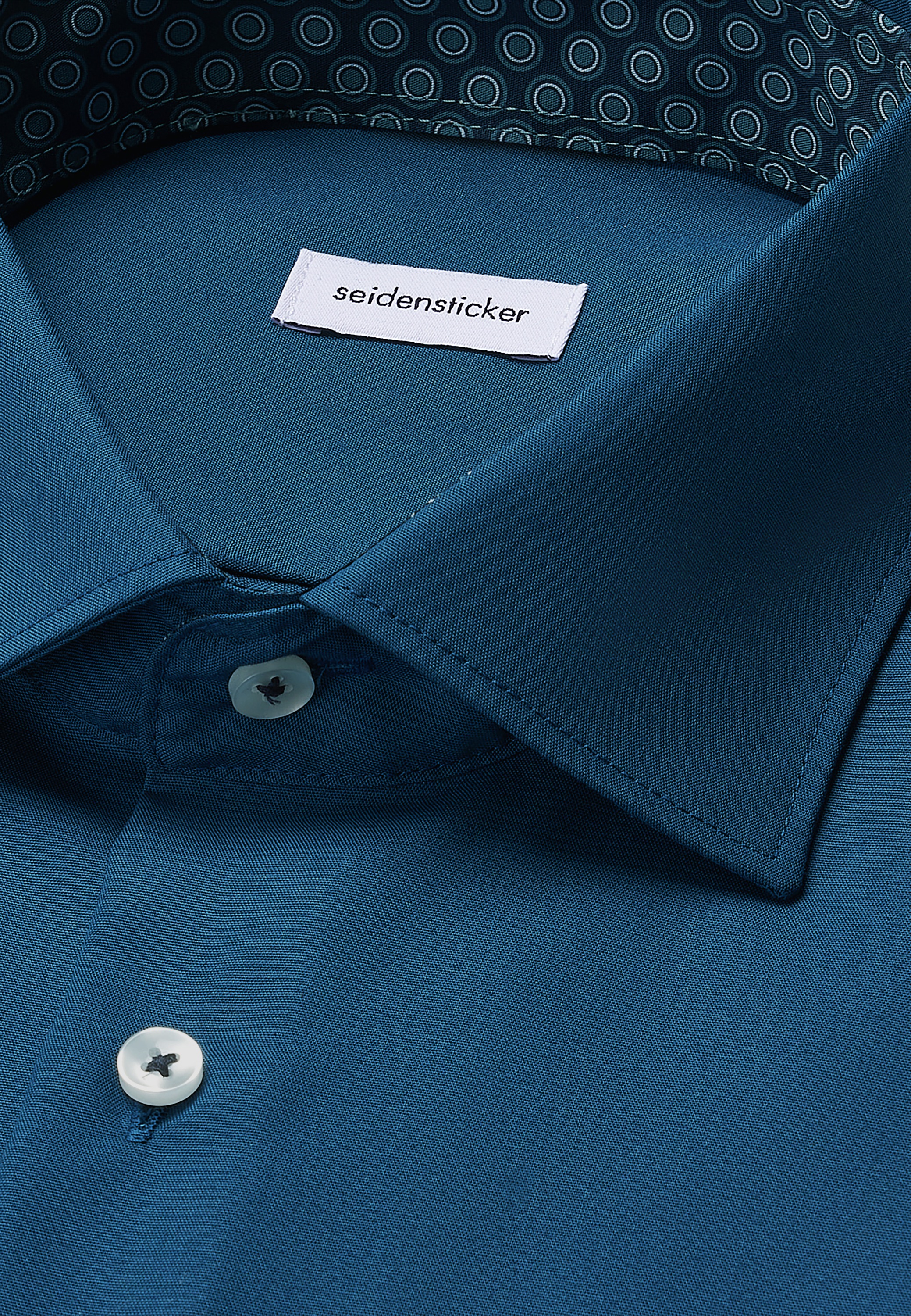 seidensticker Businesshemd »Schwarze Rose« Regular 1/1 Kentkragen Uni