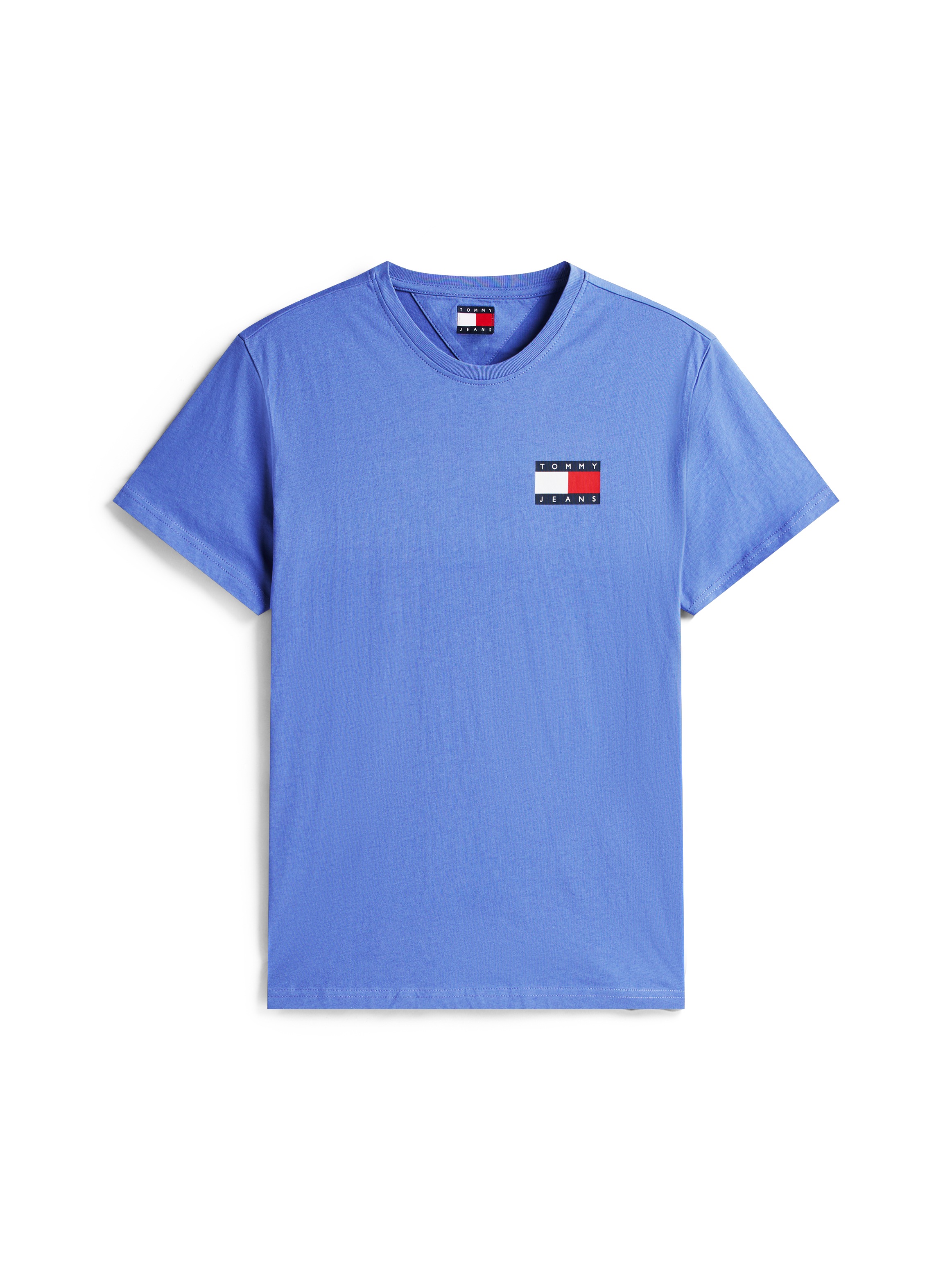 Tommy Jeans T-Shirt »TJM SLIM ESSENTIAL FLAG TEE EXT«, Mit Rundhalsausschnitt